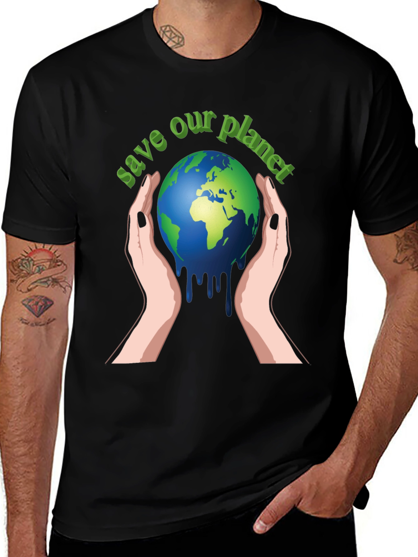 Variant 24 of Save Our Planet Graphic Tee - Eco-Friendly T-Shirt