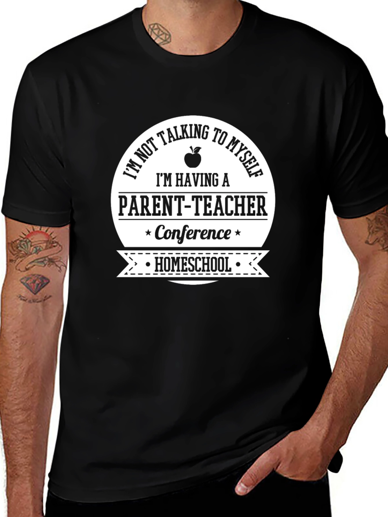 Variant 17 of Homeschool Parent-Teacher Conference T-Shirt