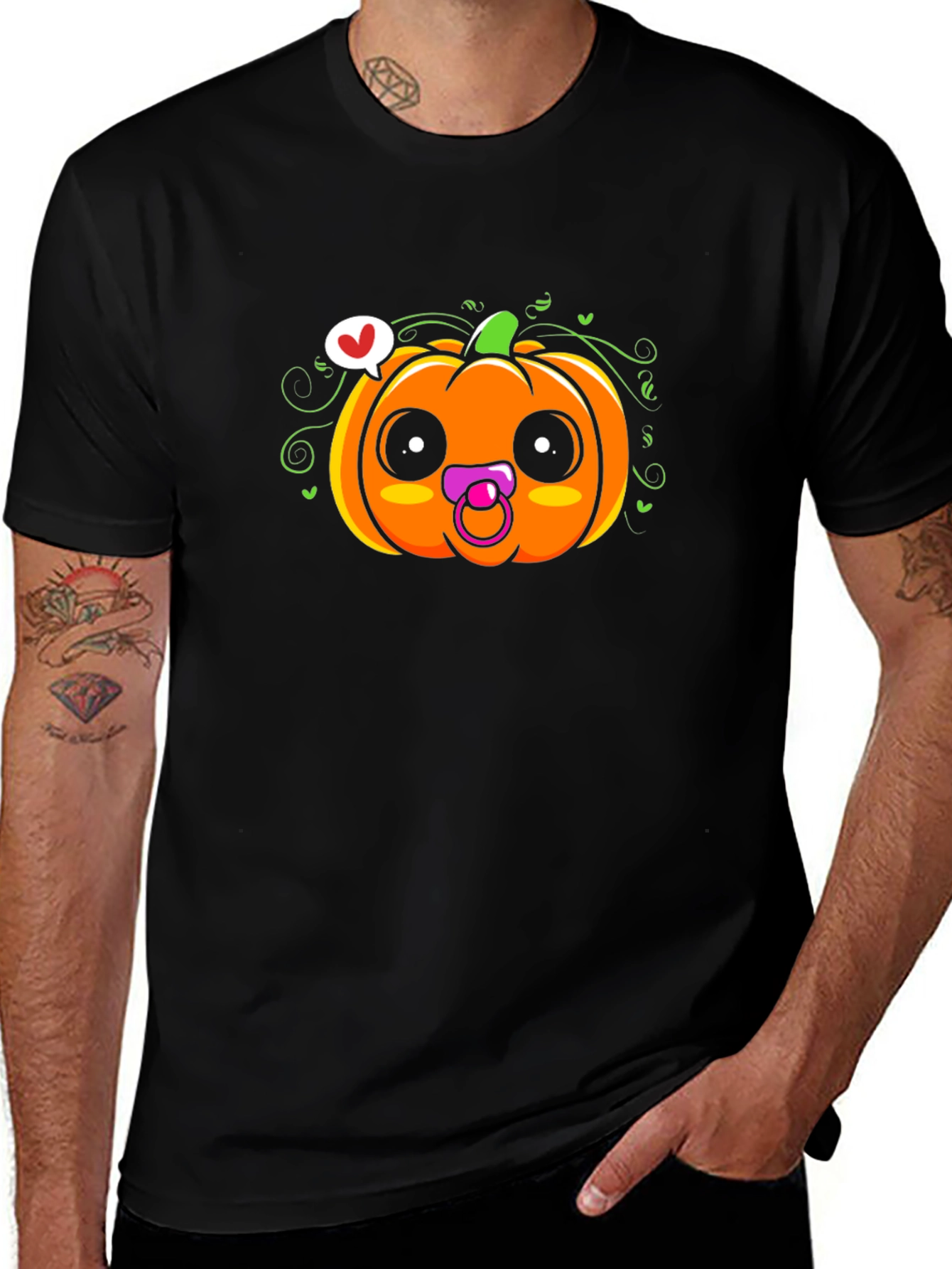 Variant 24 of Cute Pumpkin Baby Graphic T-Shirt