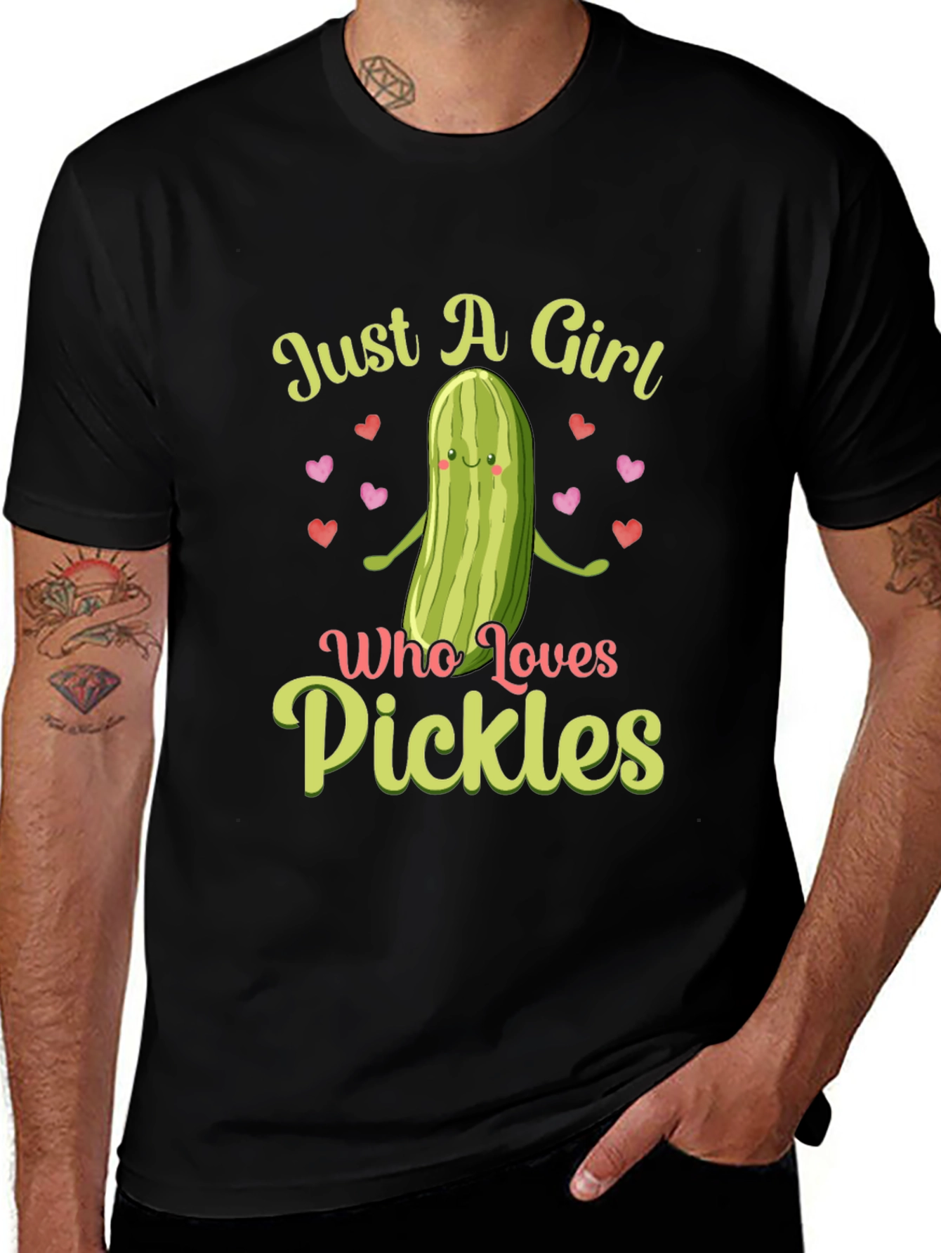 Variant 19 of Just A Girl Who Loves Pickles T-Shirt