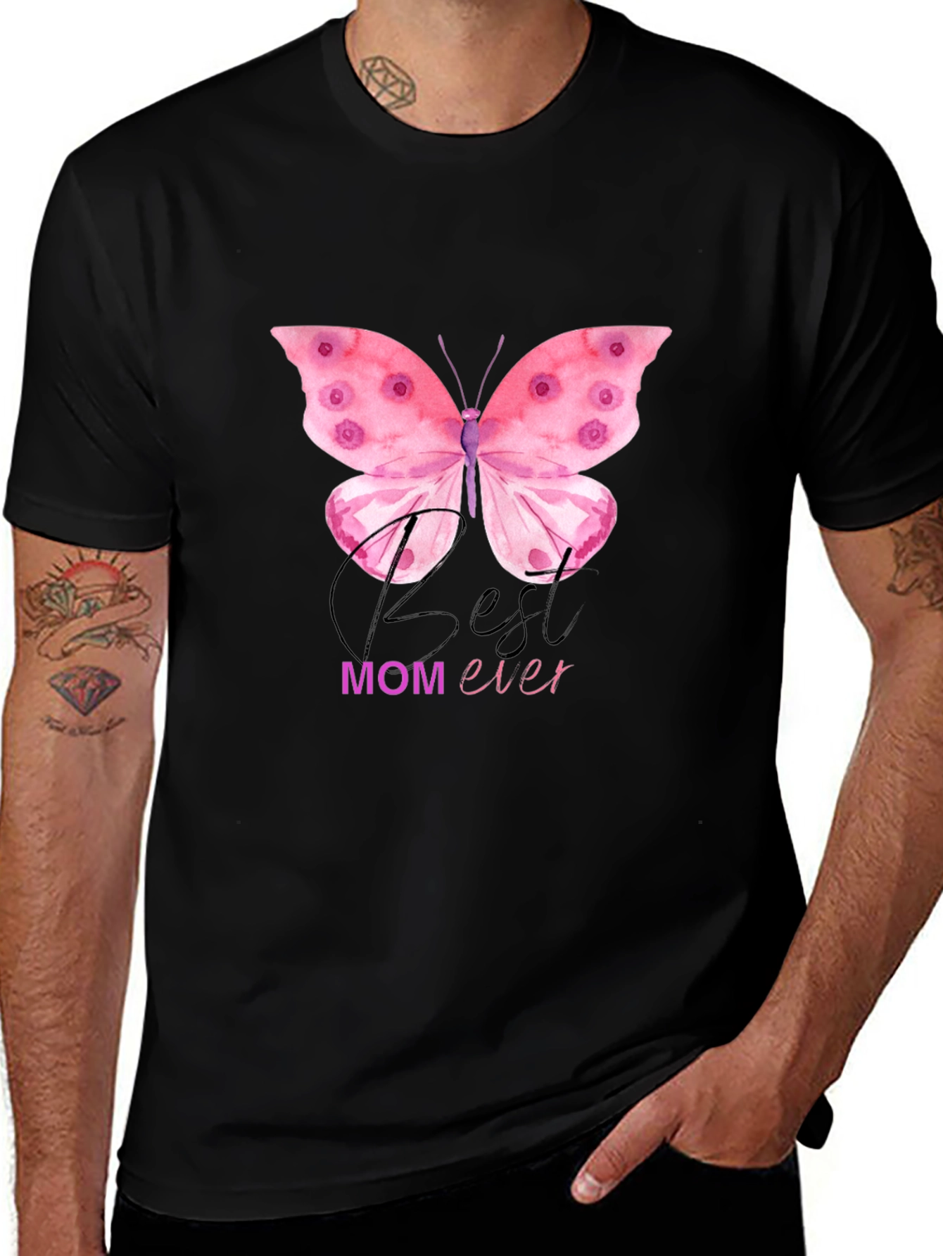 Variant 7 of Best Mom Ever Butterfly T-Shirt
