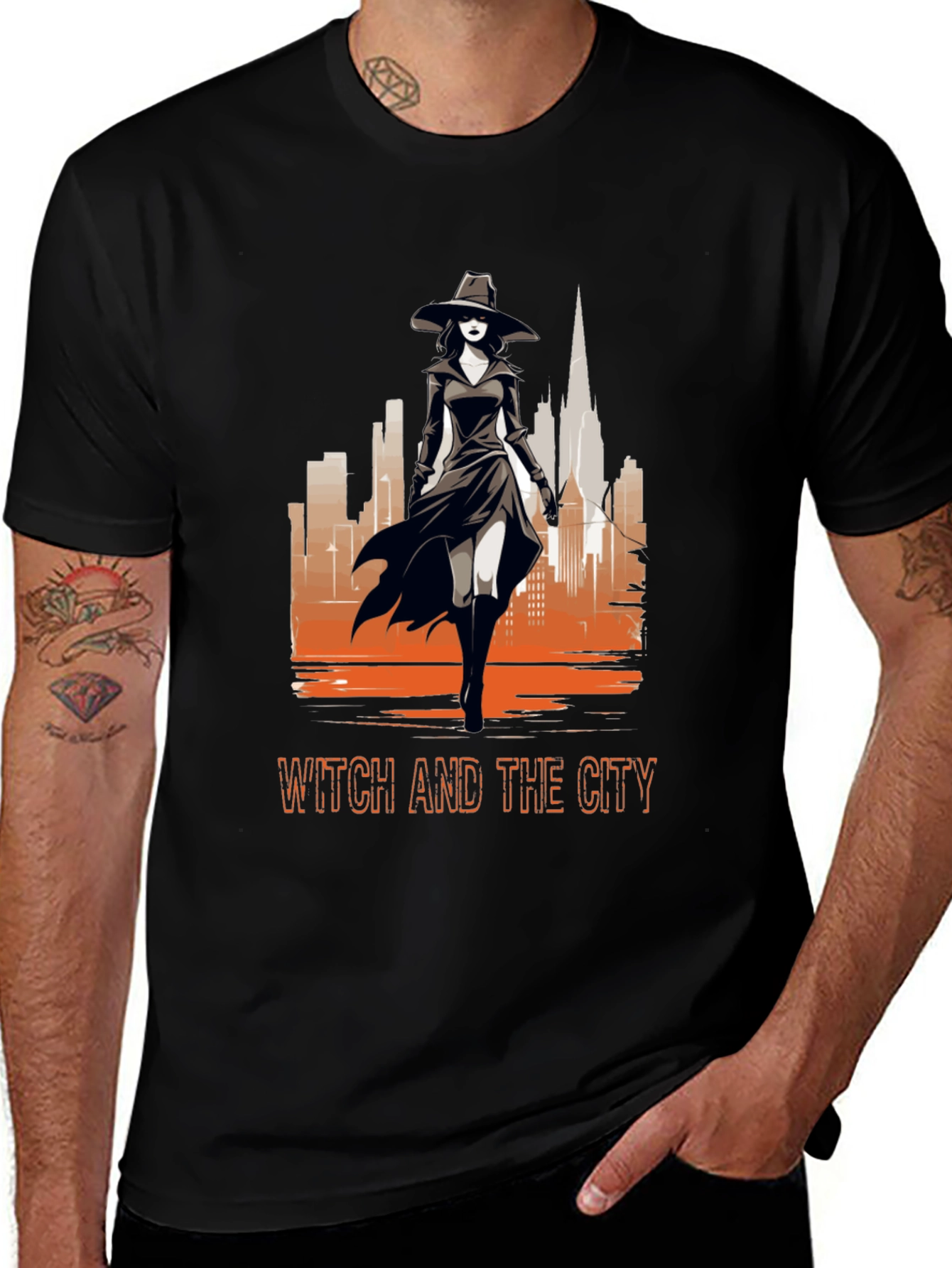 Variant 9 of Witch and The City Graphic Tee