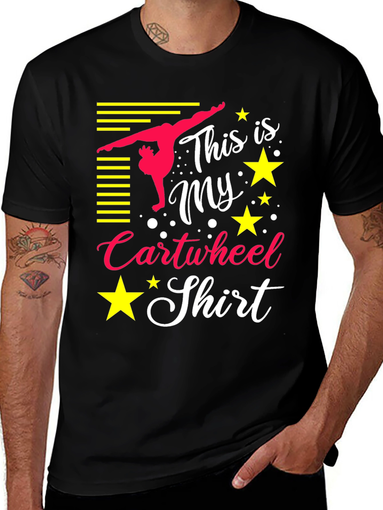 Variant 10 of Gymnastics Cartwheel T-Shirt