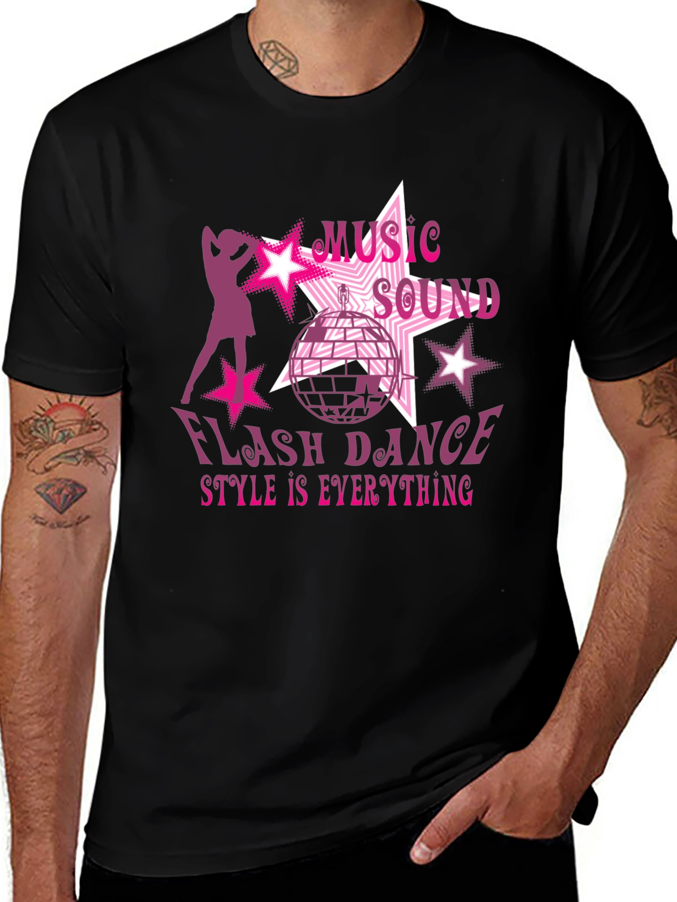 Variant 23 of Flash Dance Graphic Tee - Style is Everything