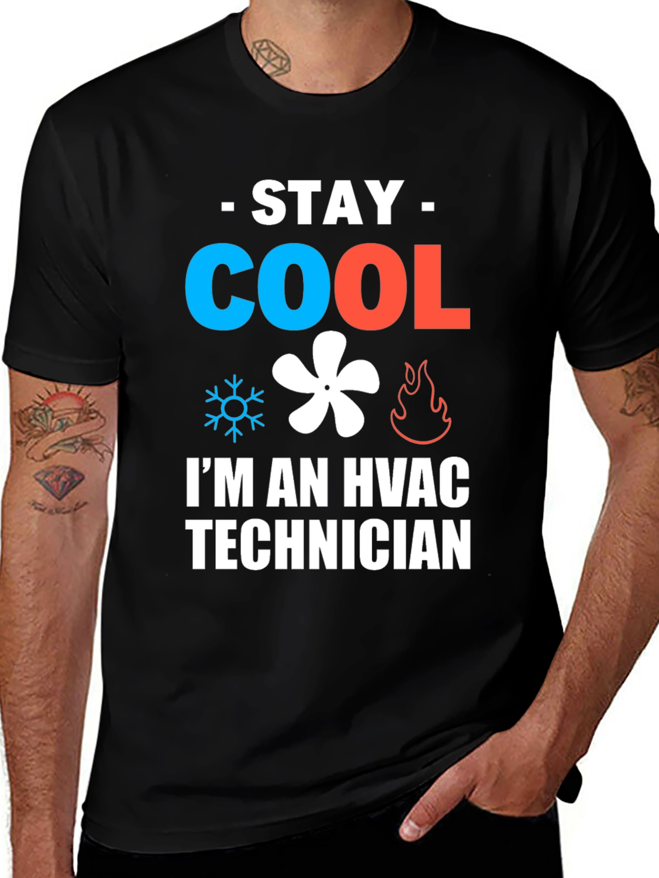 Stay Cool HVAC Technician T-Shirt