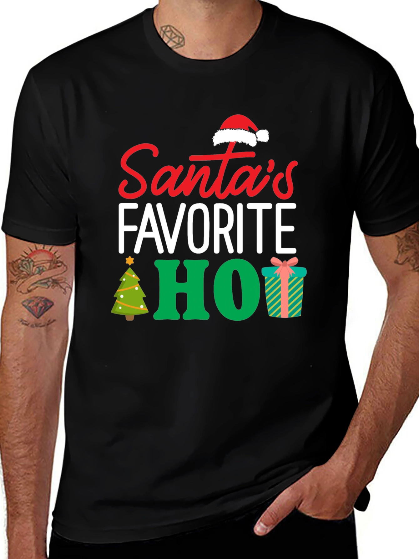 Santa's Favorite HO! Christmas T-Shirt