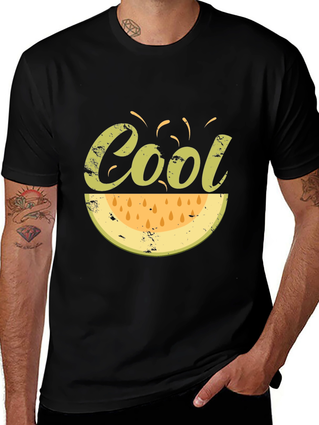 Variant 3 of Cool Melon Graphic Tee - Summer Style