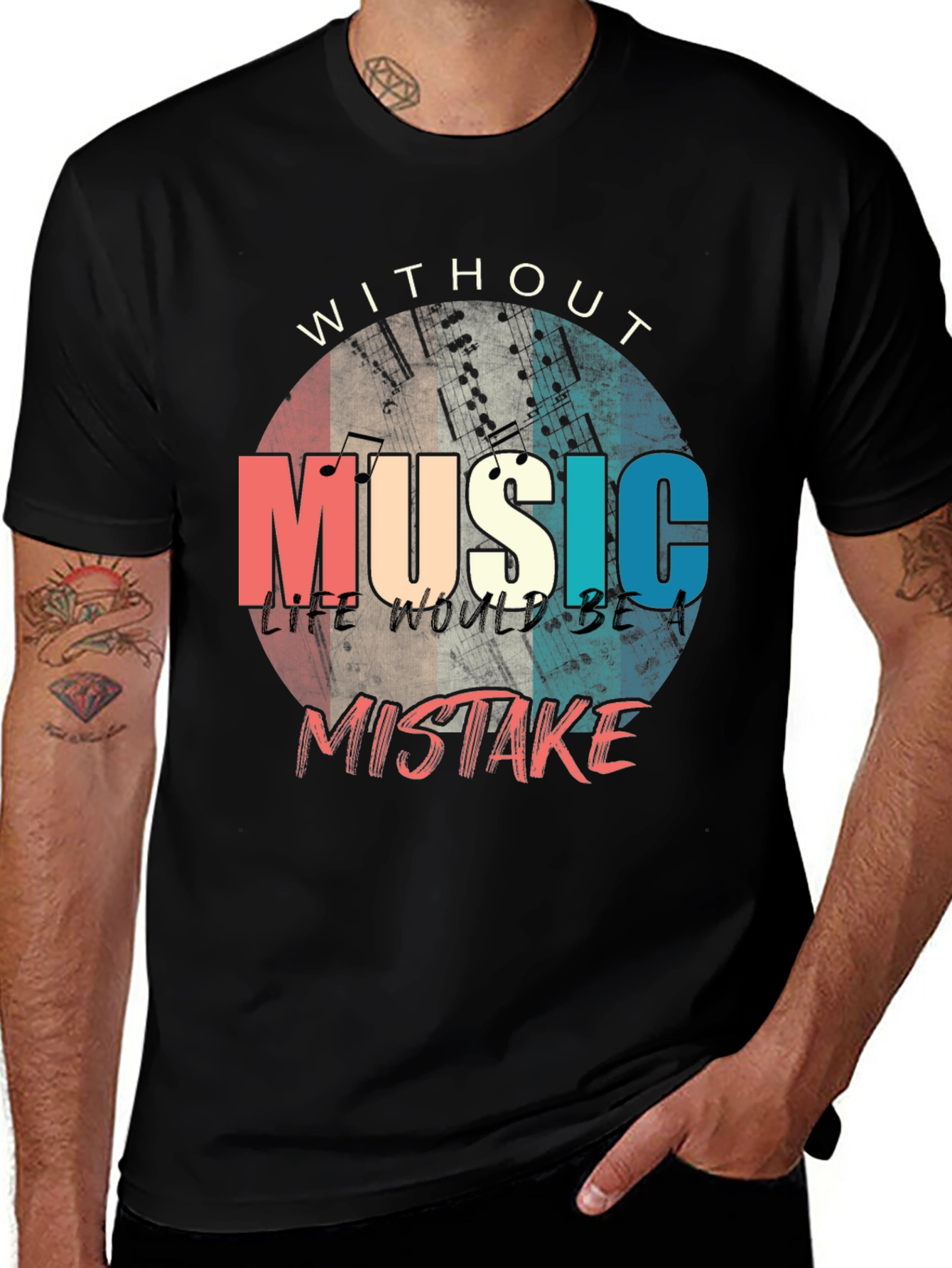 Variant 17 of Music is Life T-Shirt