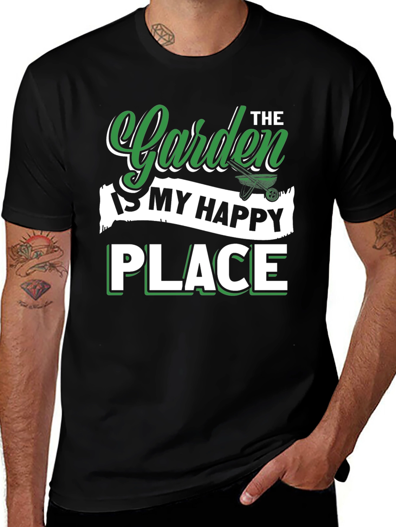 Variant 3 of Garden Happy Place T-Shirt, Gardener Tee