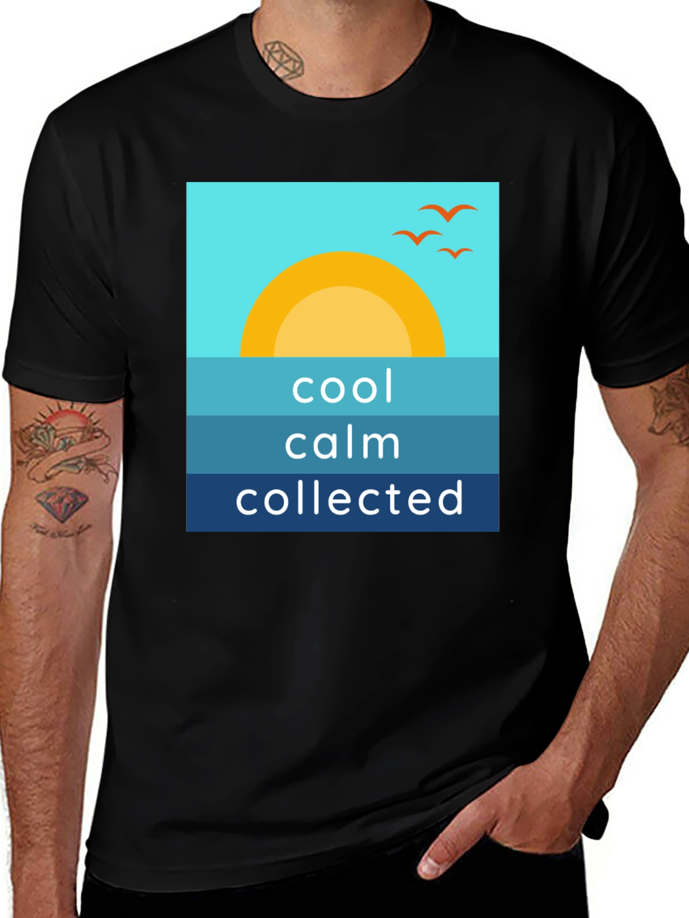 Variant 12 of Cool Calm Collected Graphic Tee