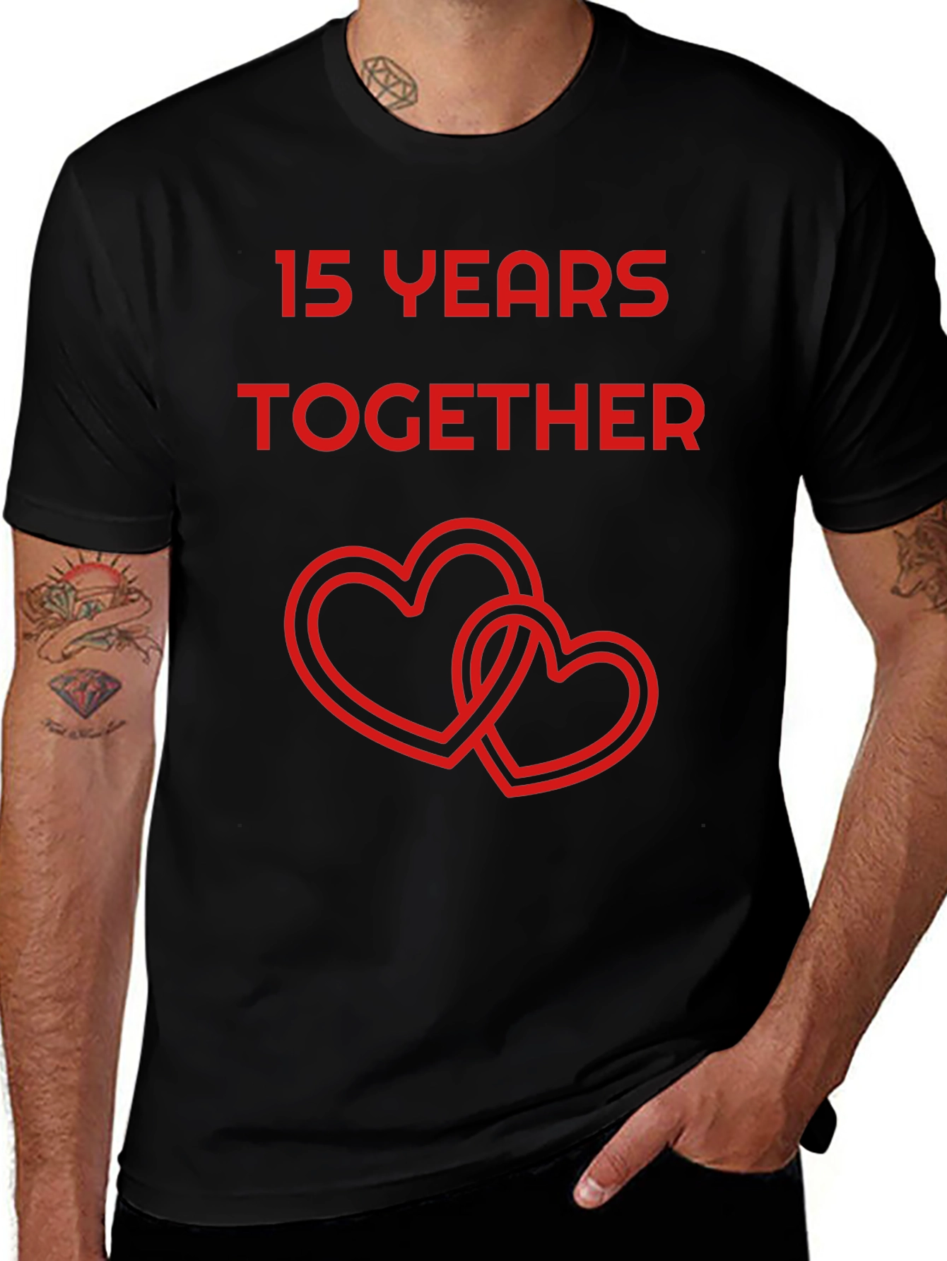Variant 25 of 15 Years Together Anniversary T-Shirt