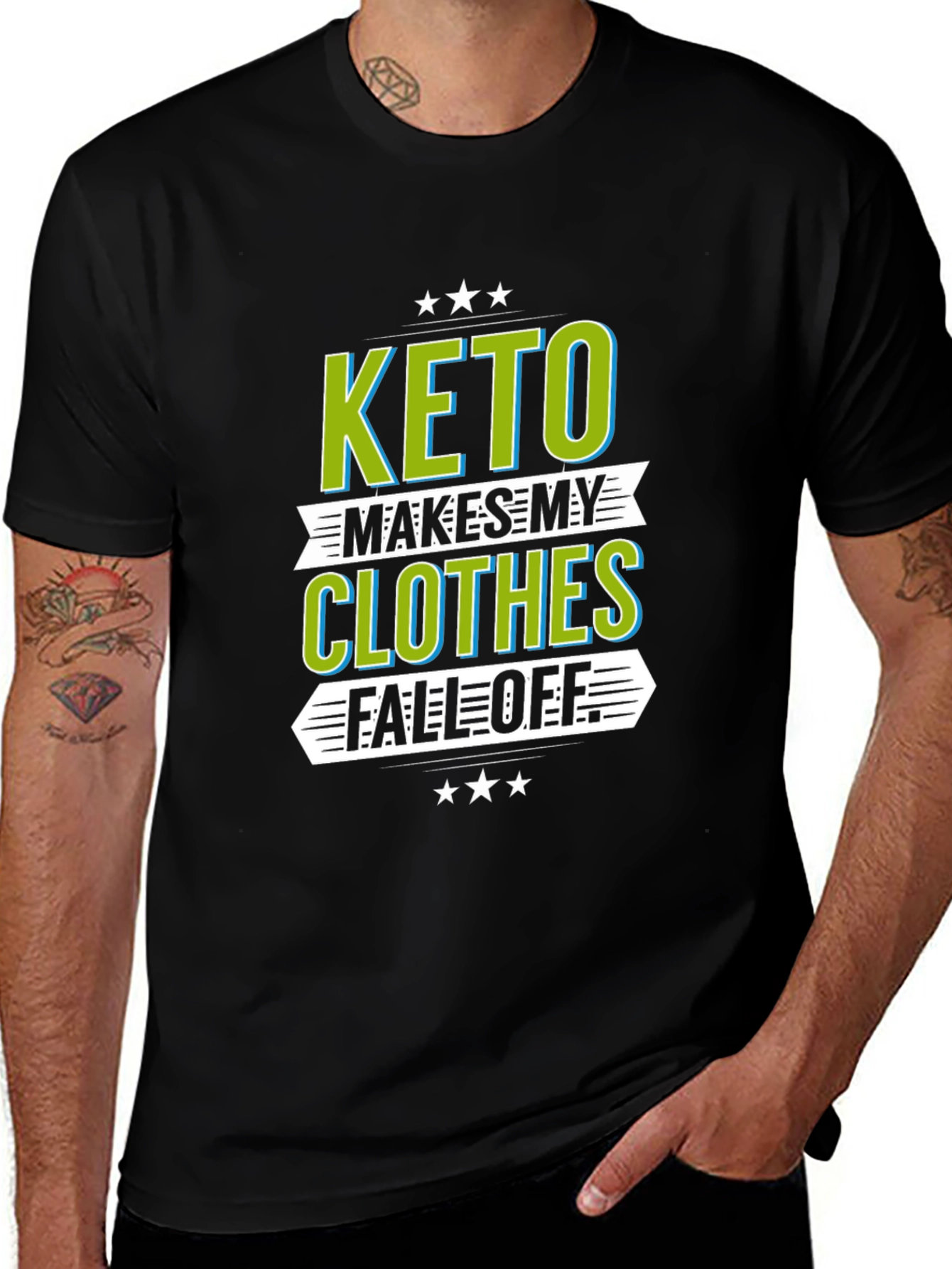 Variant 13 of Keto Diet T-Shirt - Funny Weight Loss Tee