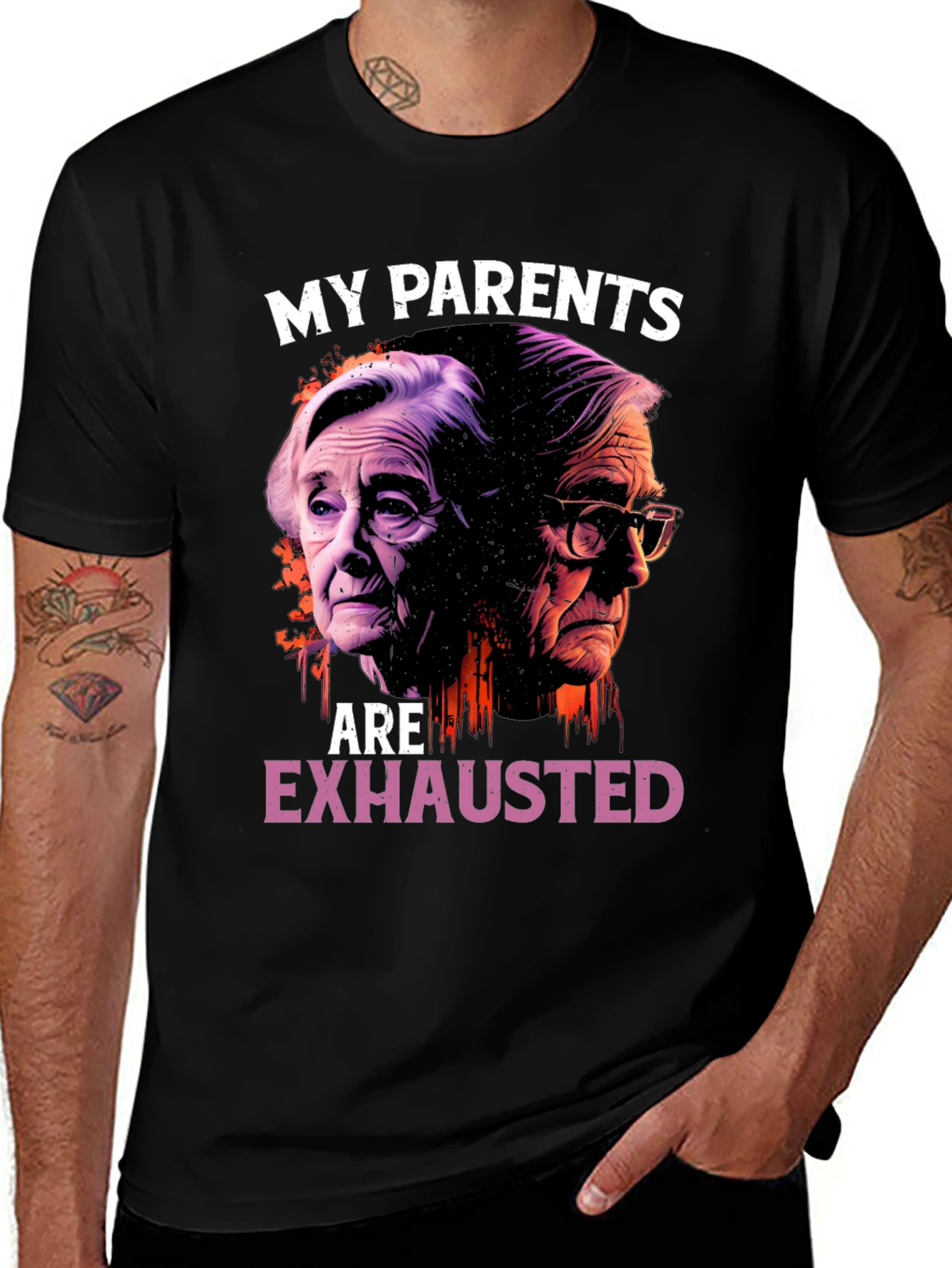 Variant 22 of My Parents Are Exhausted T-Shirt