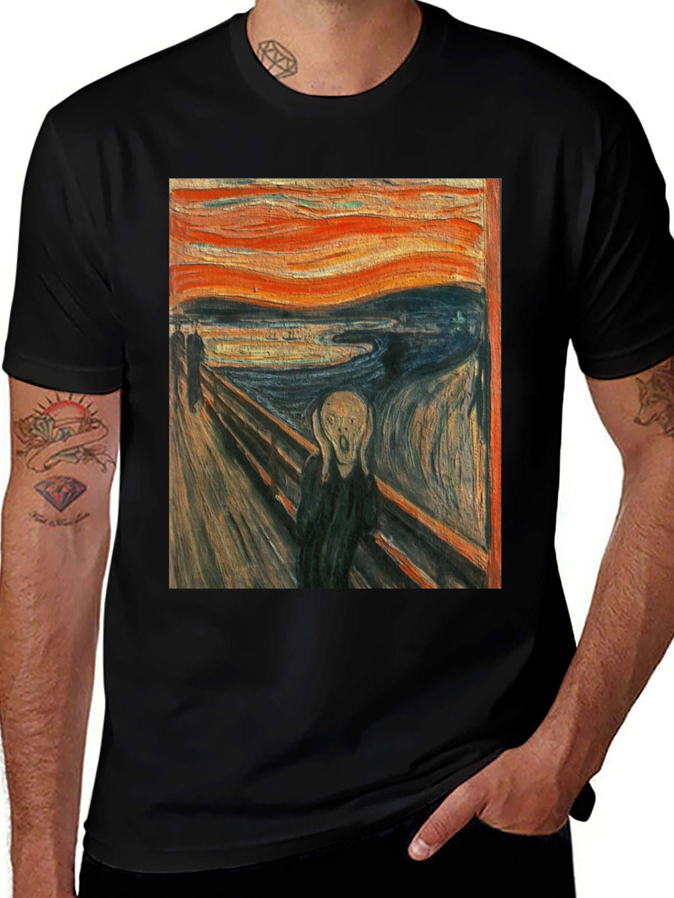 Variant 24 of Scream Graphic T-Shirt - Iconic Art Tee