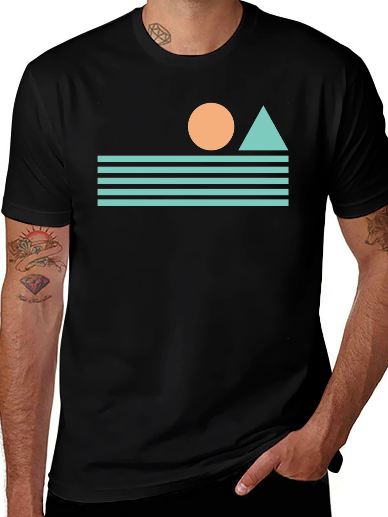 Variant 11 of Abstract Geometric Graphic Tee