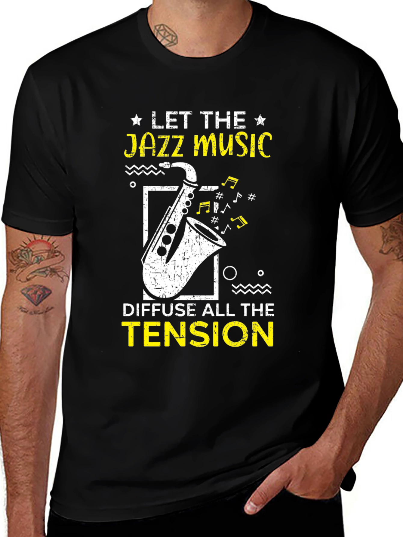 Variant 20 of Jazz Music T-Shirt - Diffuse All the Tension