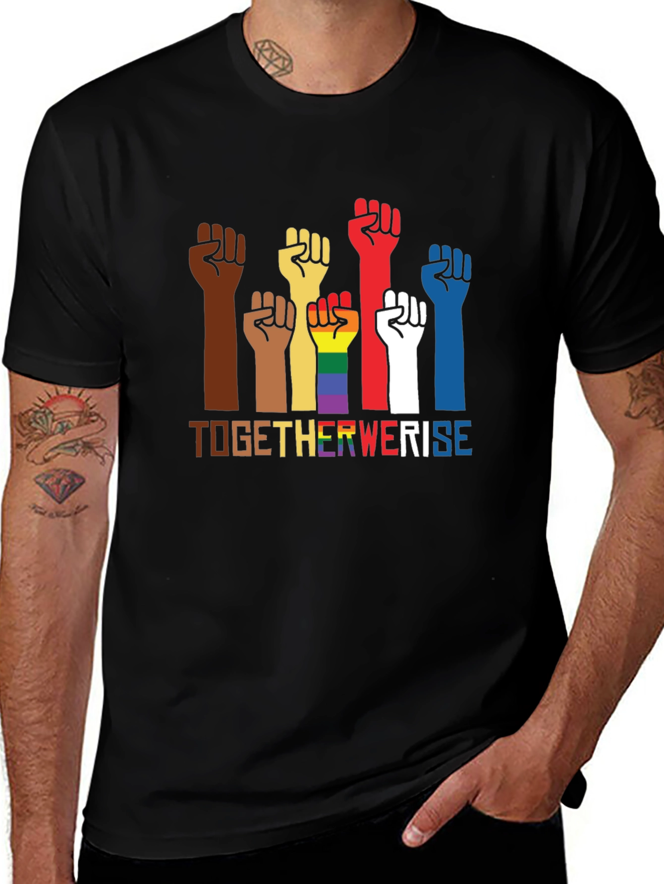 Variant 27 of Together We Rise Graphic Tee