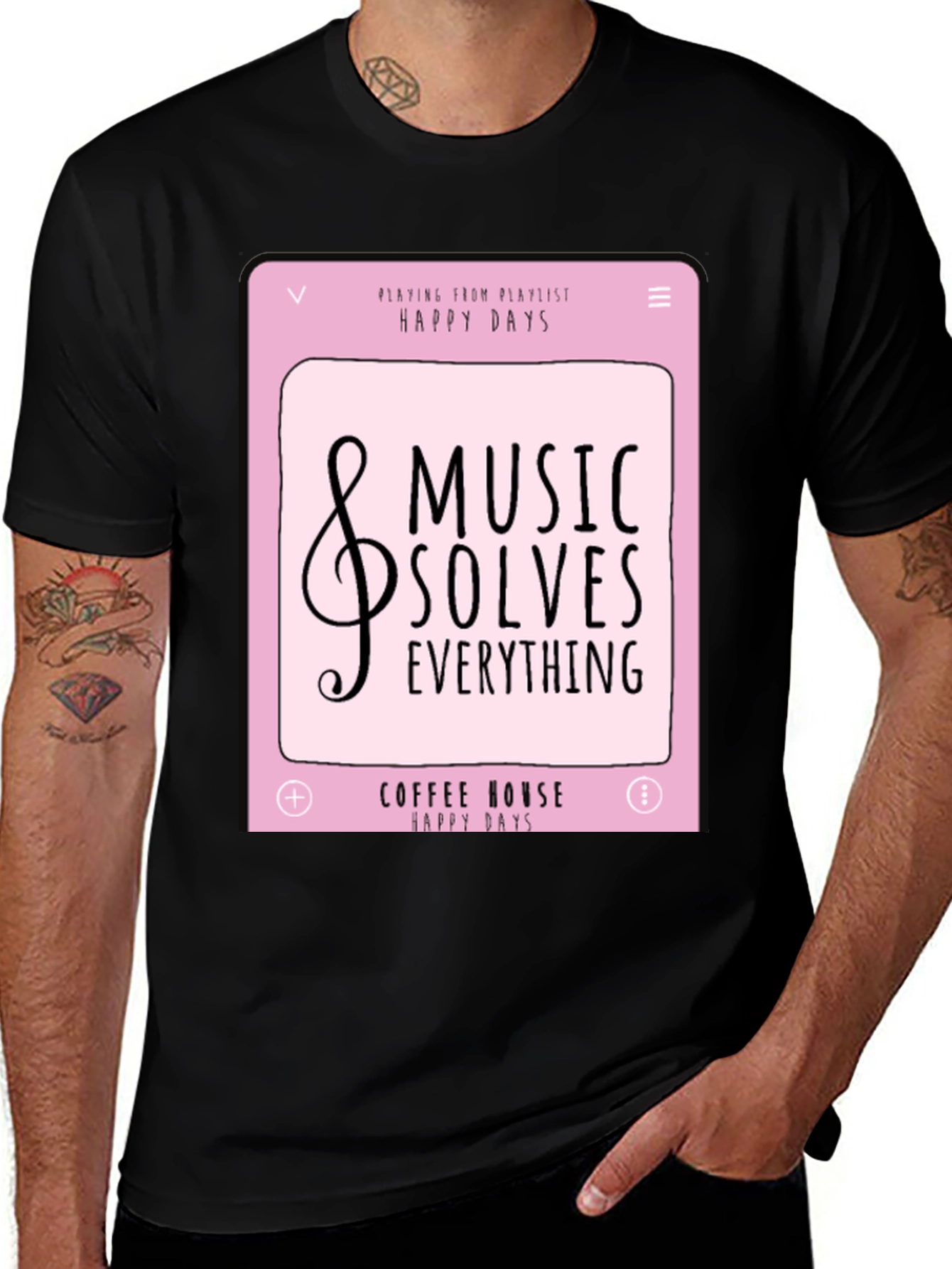 Variant 27 of Music Solves Everything T-Shirt