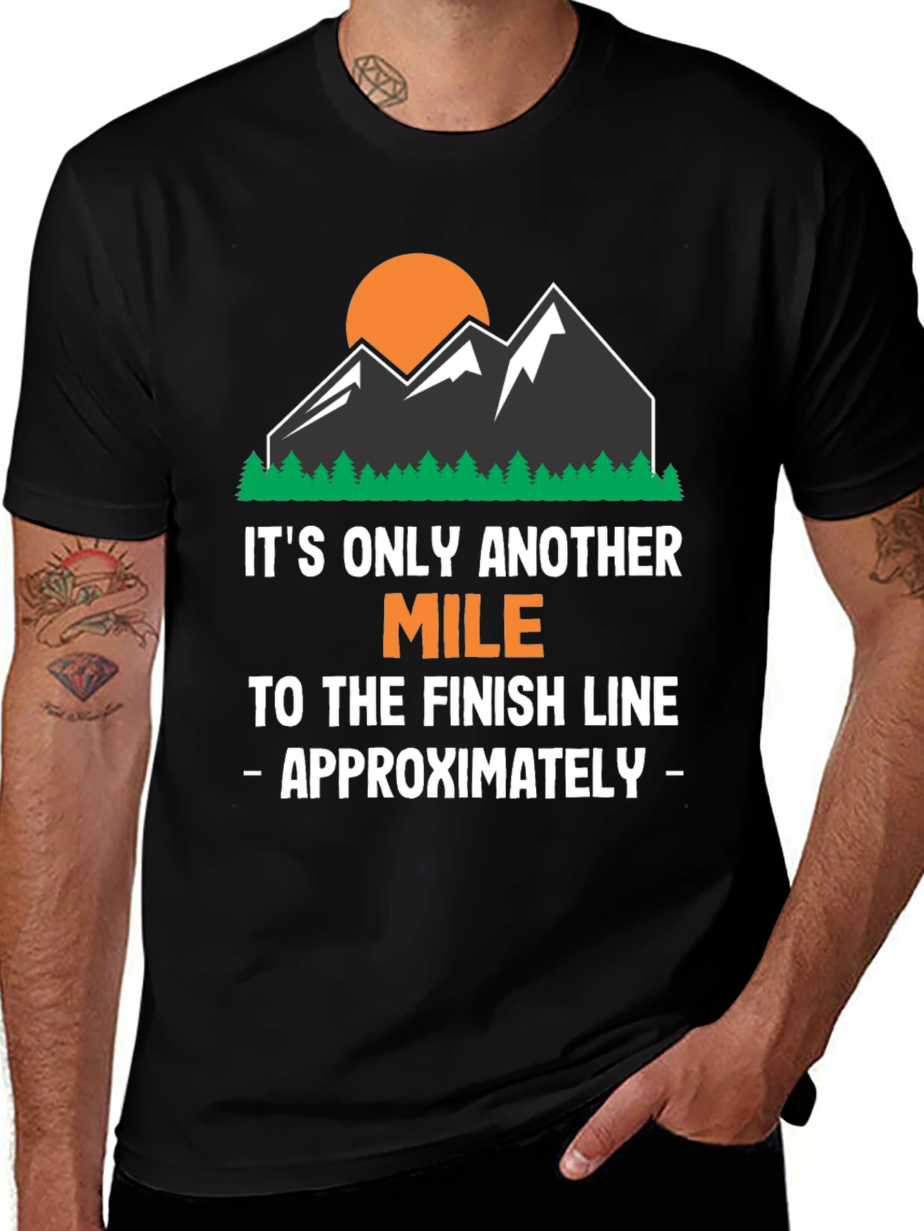 Motivational Running T-Shirt - Another Mile