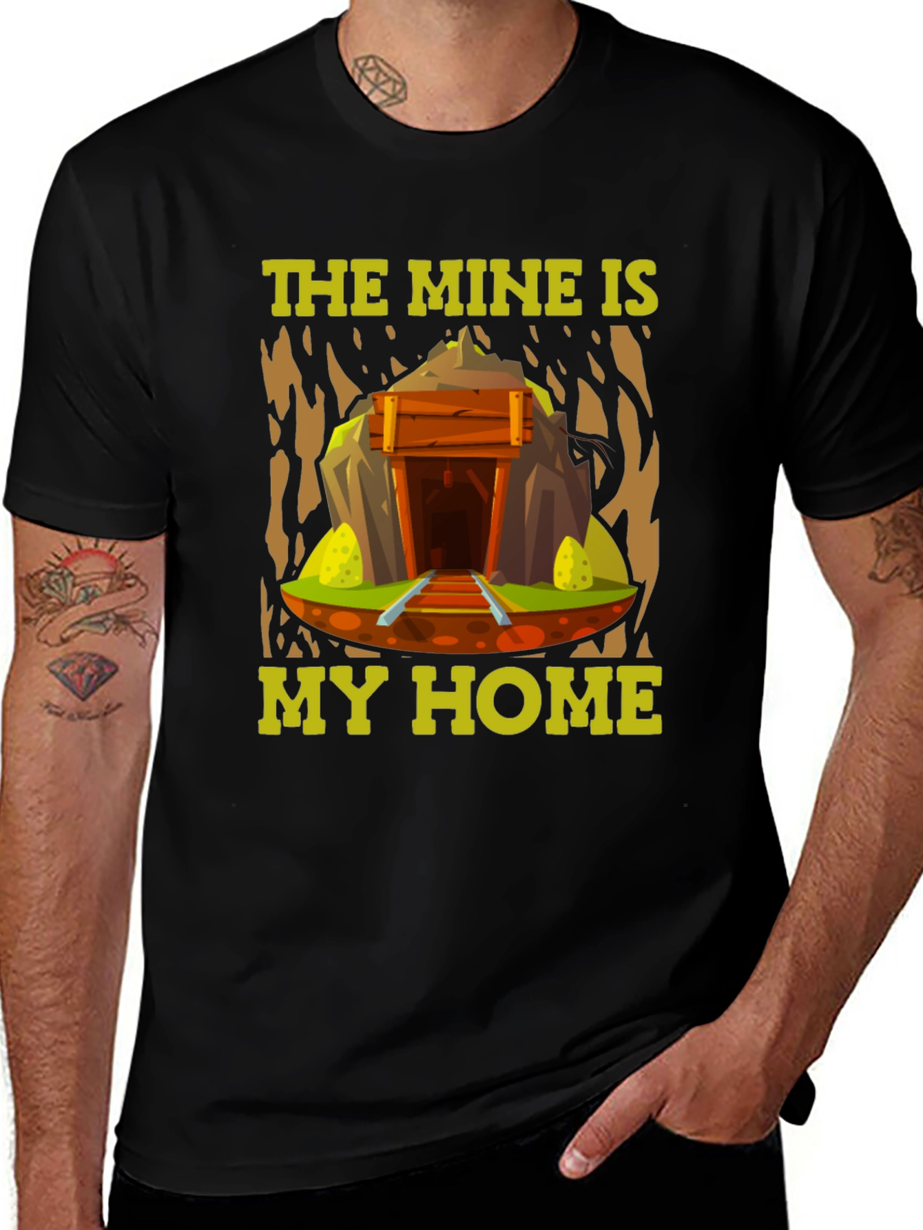 Variant 30 of The Mine is My Home - Miner T-Shirt