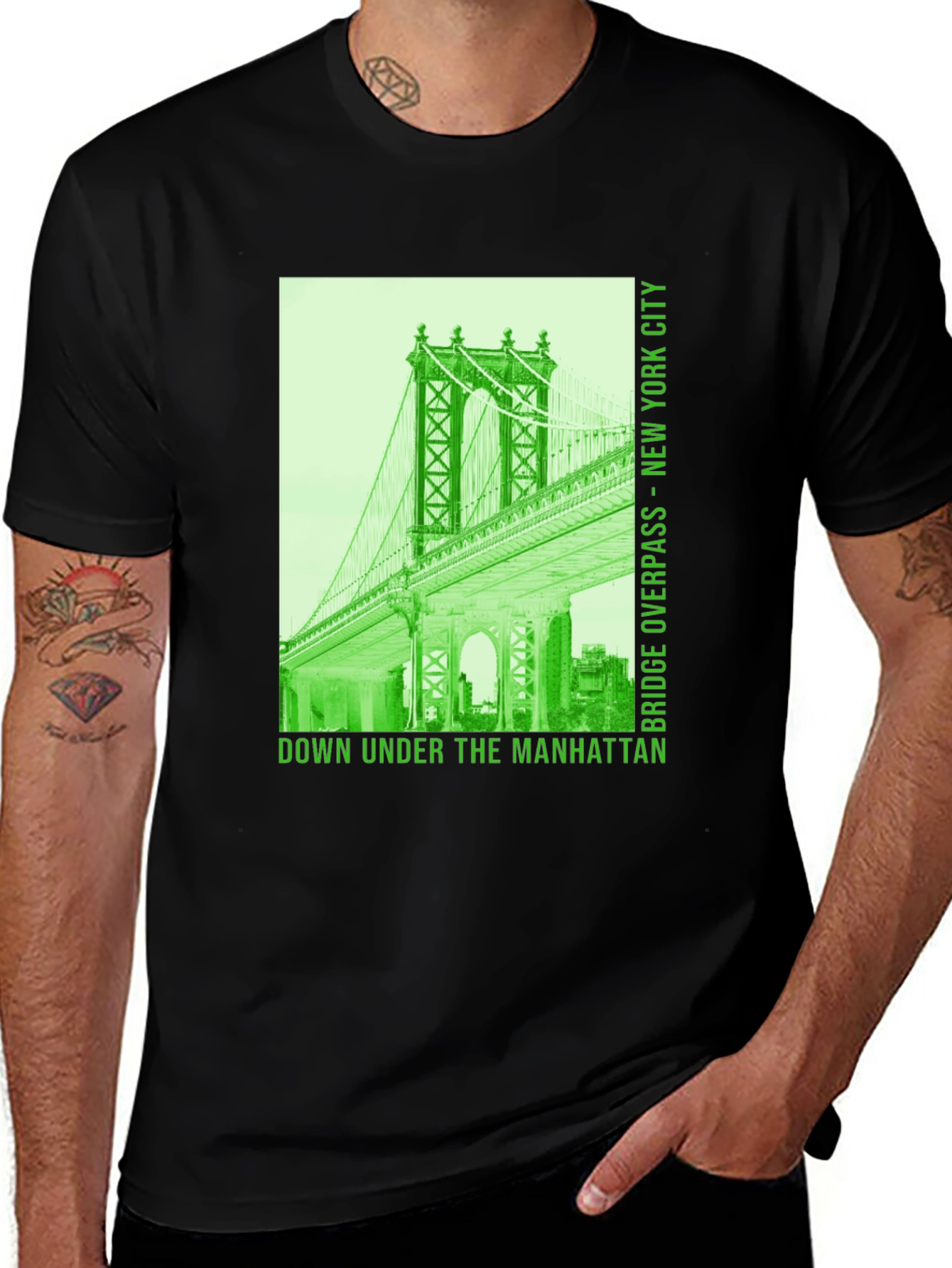Manhattan Bridge Graphic Tee