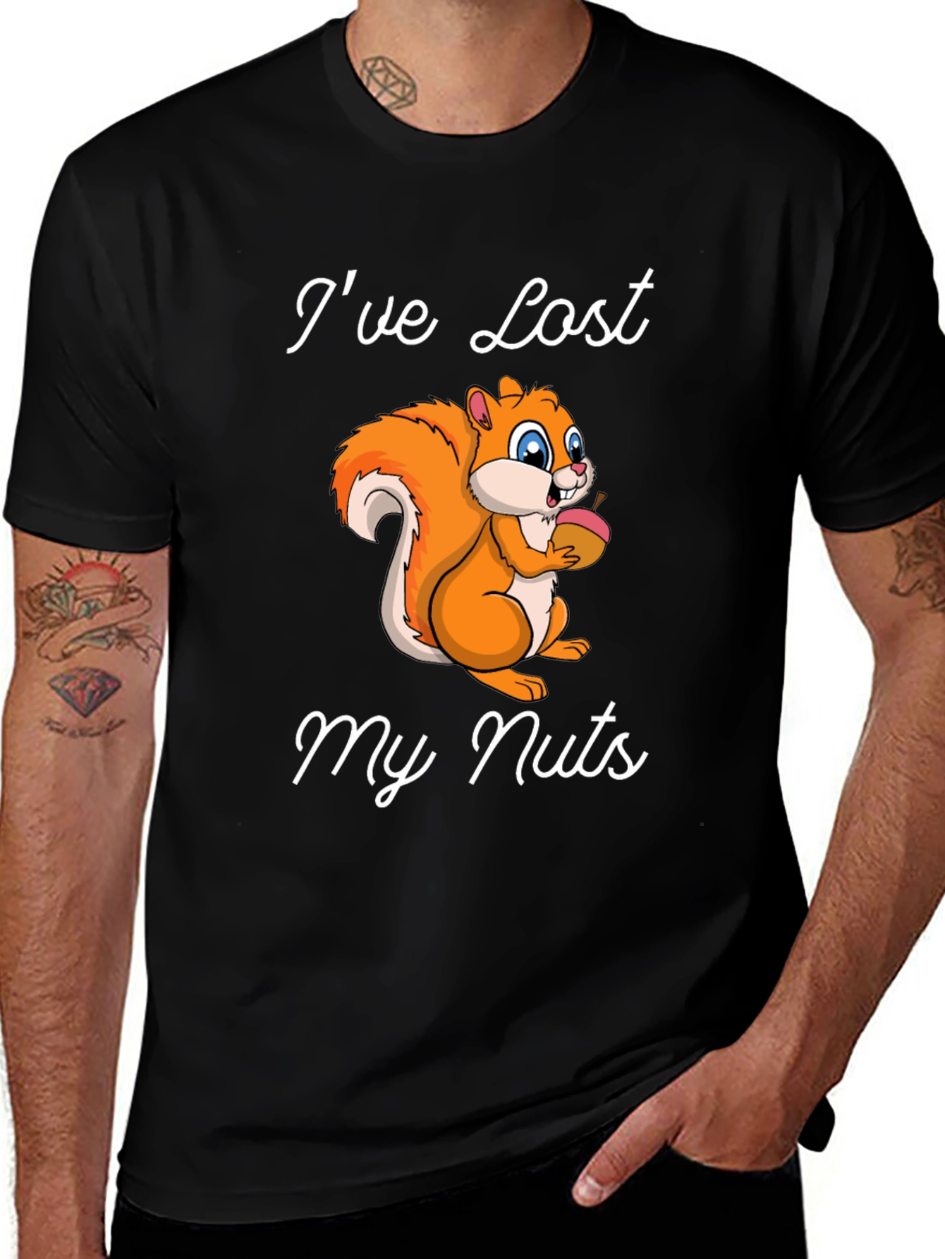 Variant 17 of I've Lost My Nuts Squirrel Graphic T-Shirt