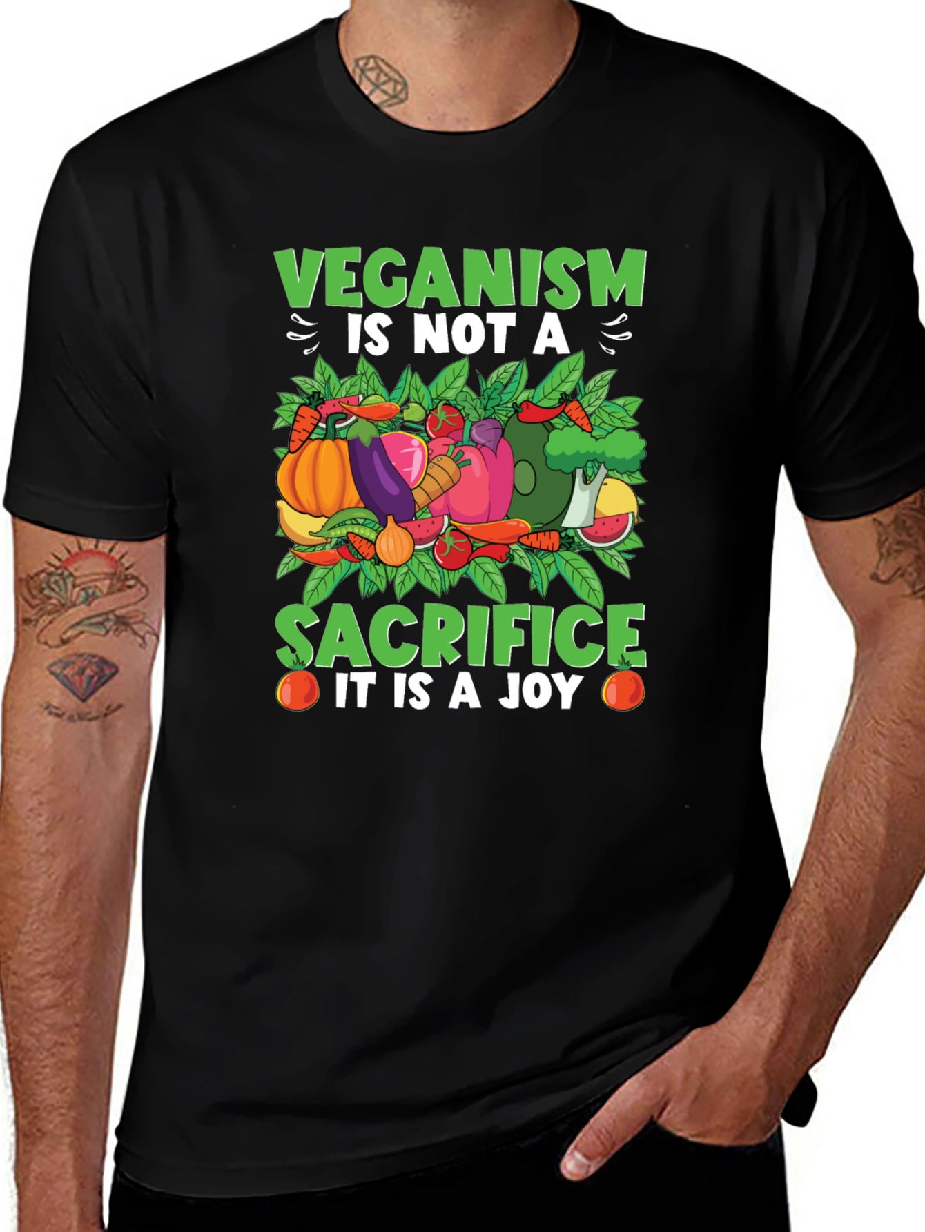 Variant 28 of Veganism is Not a Sacrifice T-Shirt