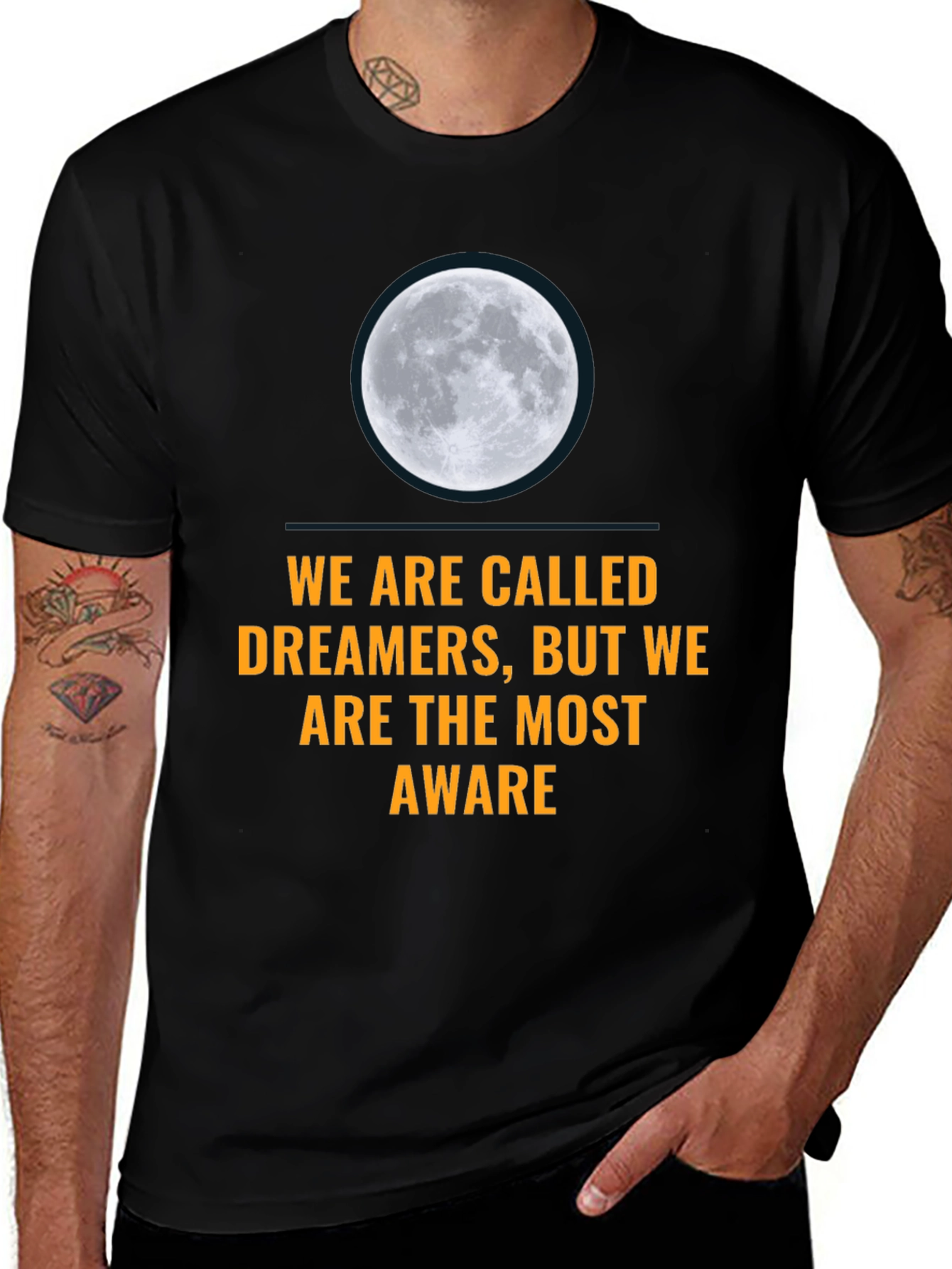 Variant 4 of Dreamer Moon Graphic T-Shirt