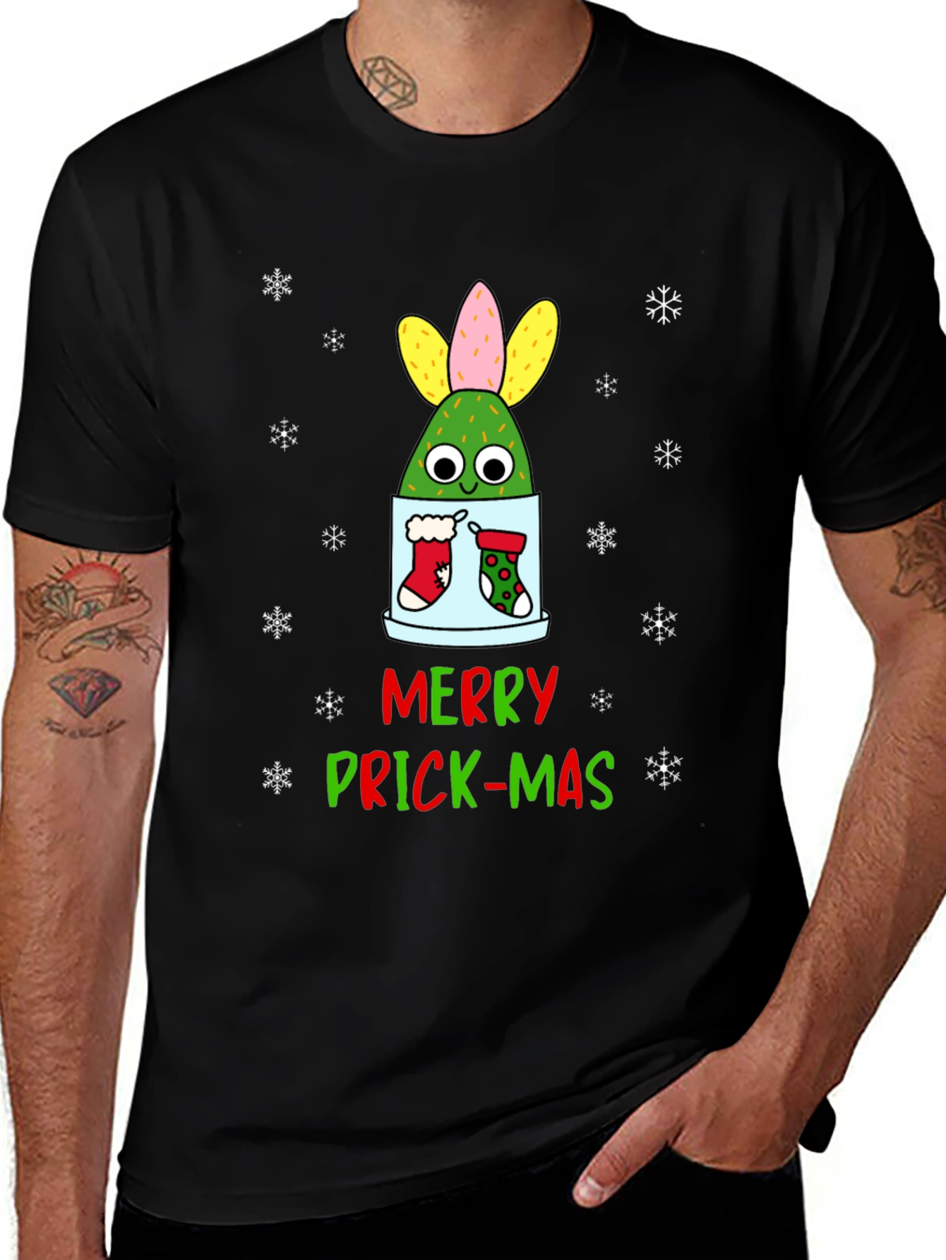 Merry Prick-Mas Cactus T-Shirt