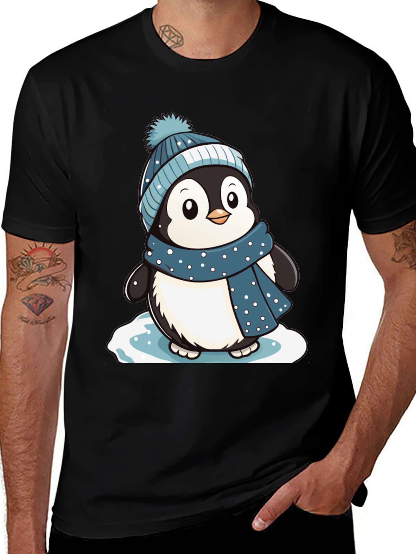 Variant 7 of Cute Penguin Winter T-Shirt