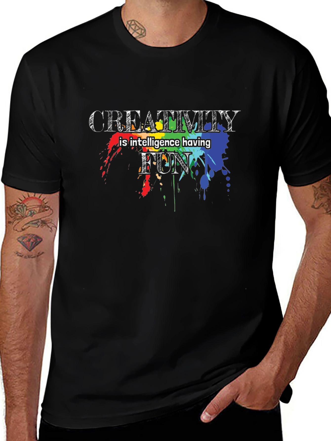 Variant 15 of Creative Intelligence Fun Graphic T-Shirt