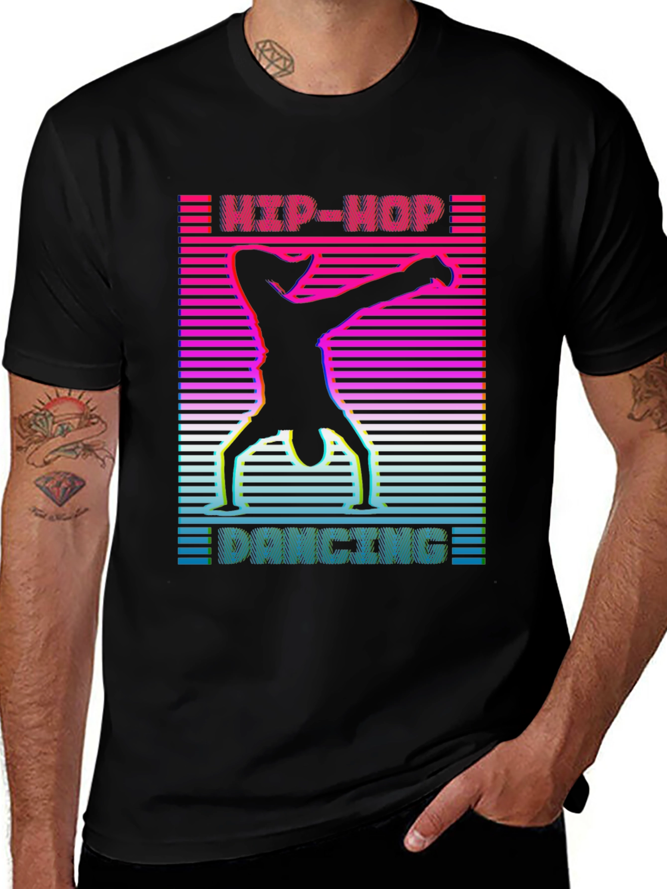 Variant 23 of Hip-Hop Dancing Graphic Tee