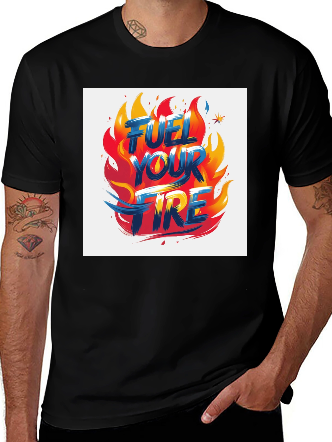 Variant 26 of Fuel Your Fire Graphic Tee