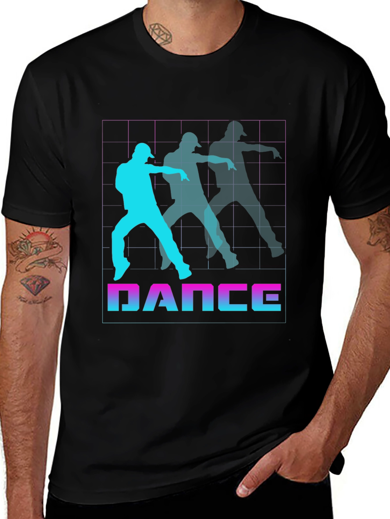 Retro Dance T-Shirt - 80s Style Graphic Tee