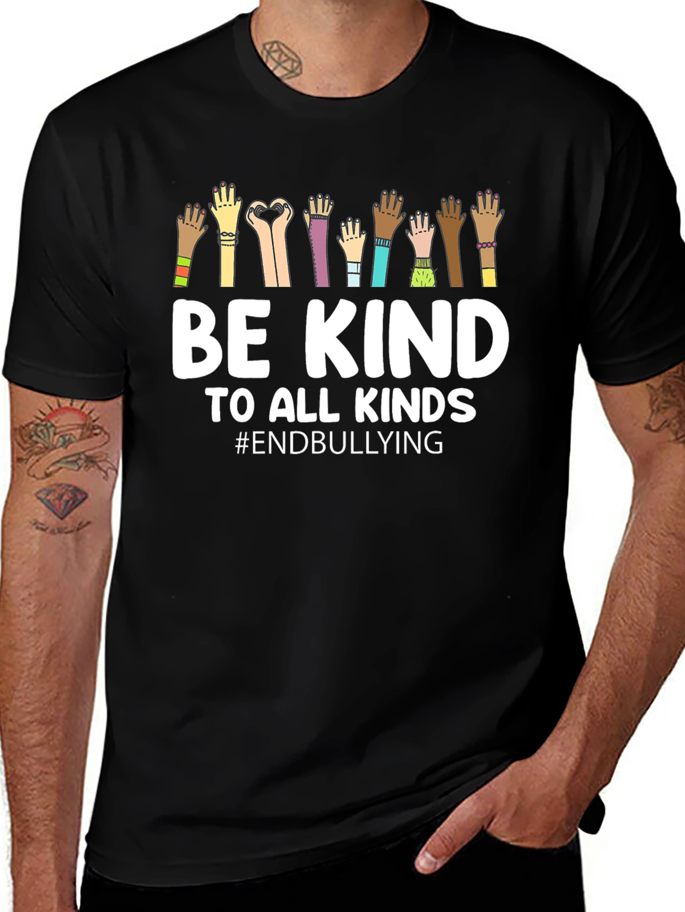 Variant 8 of Be Kind T-Shirt - End Bullying
