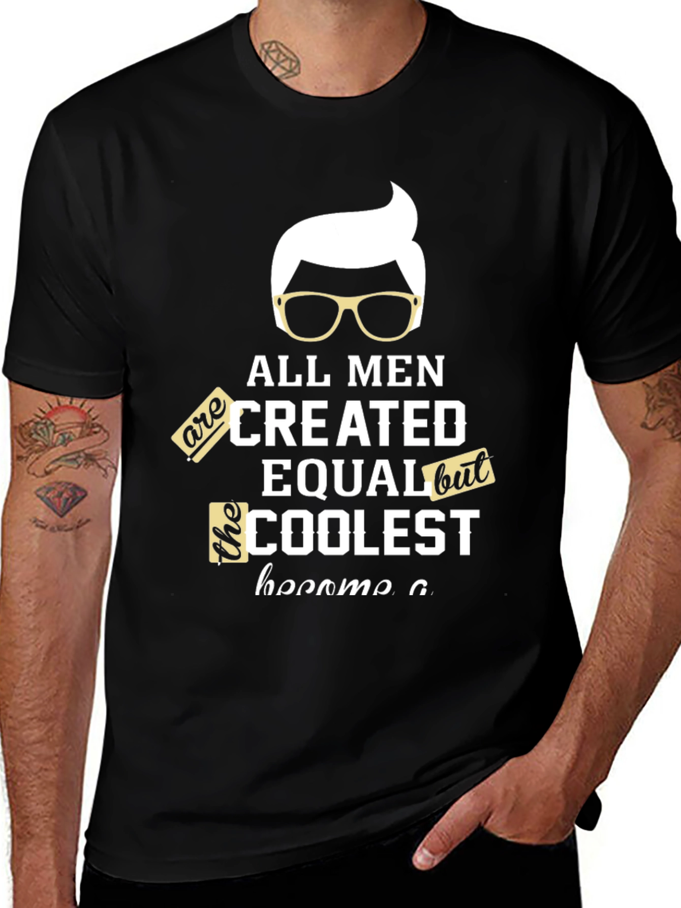 Coolest Men T-Shirt - Graphic Tee