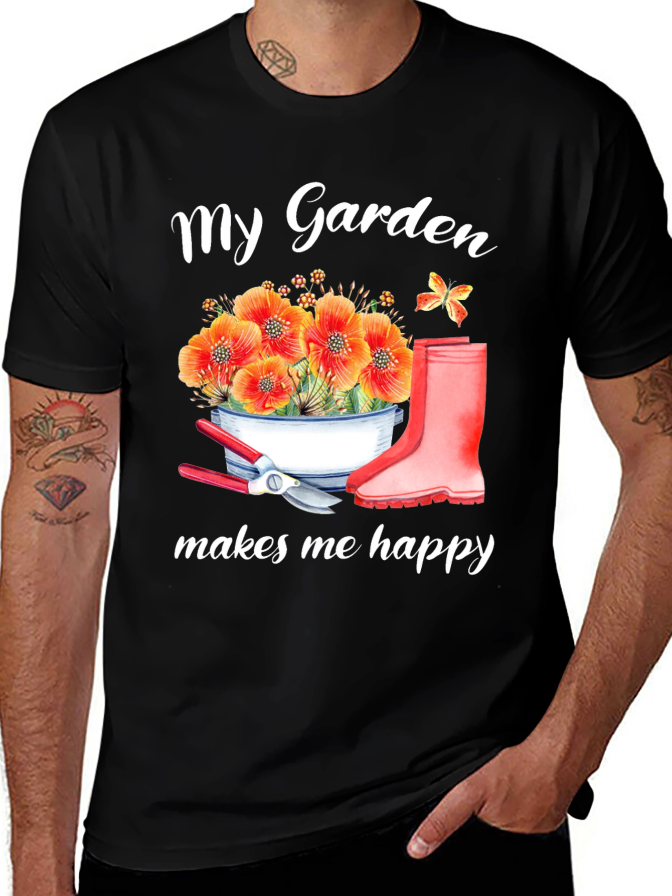 Variant 4 of My Garden Makes Me Happy T-Shirt