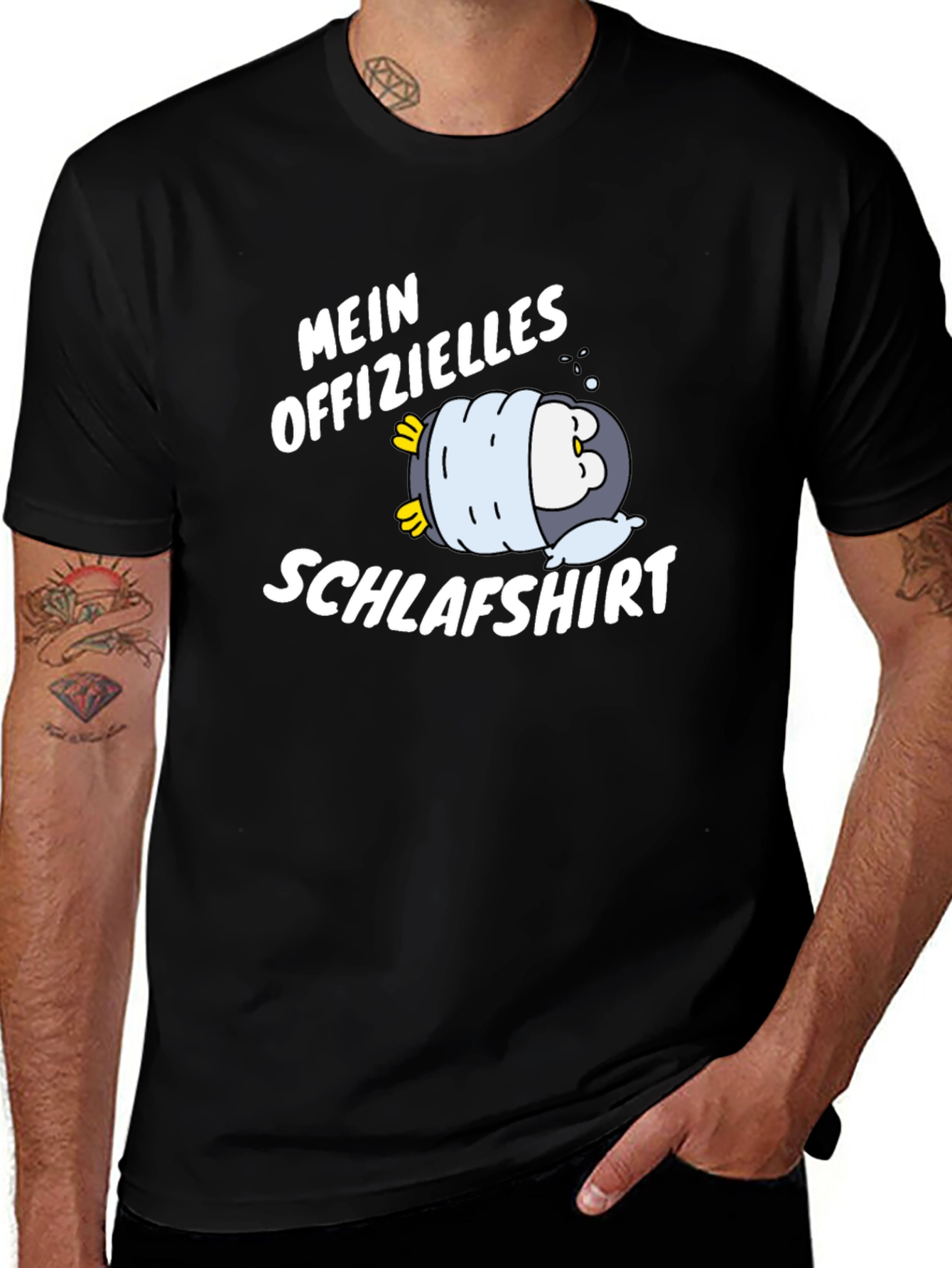 Variant 21 of Funny Penguin Schlafshirt Men's T-Shirt