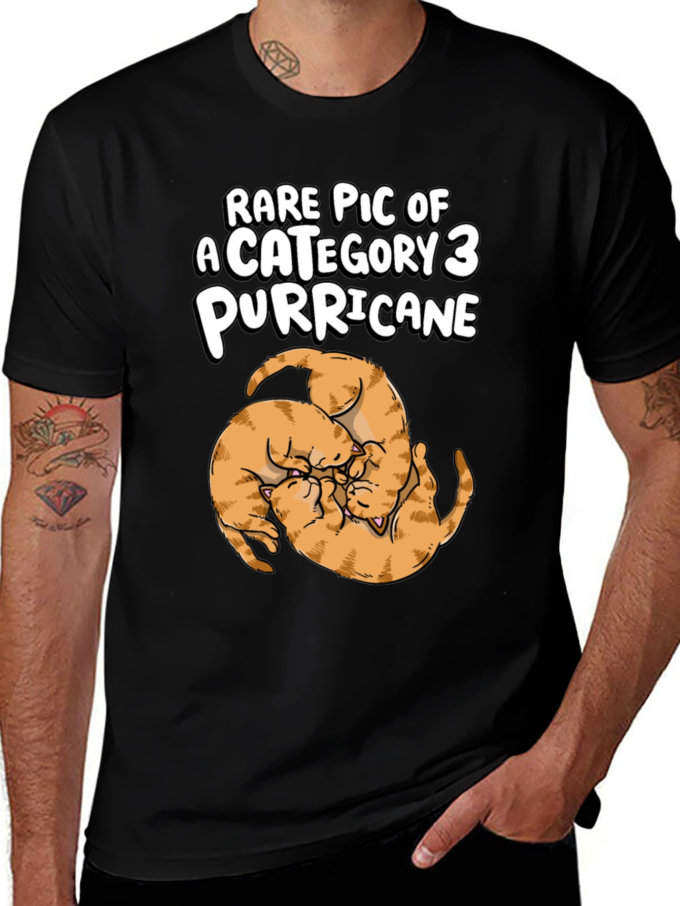Variant 29 of Rare Category 3 Purricane Cat T-Shirt
