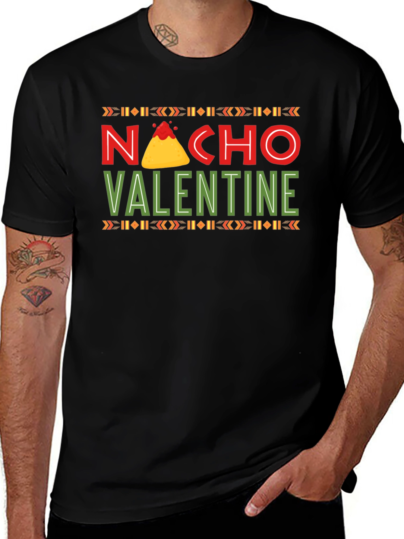 Variant 24 of Nacho Valentine Black T-Shirt