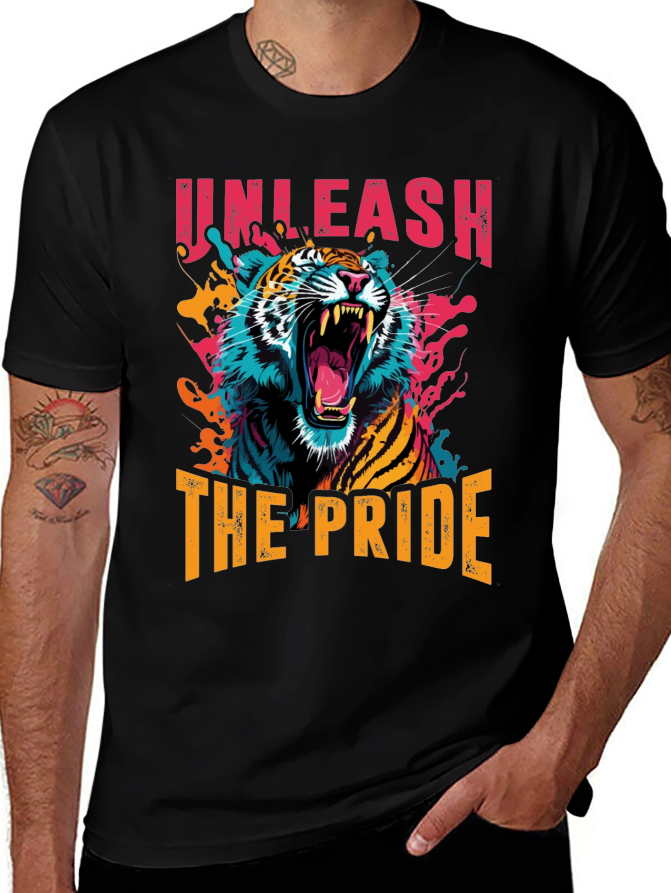 Variant 22 of Unleash The Pride Tiger Graphic T-Shirt