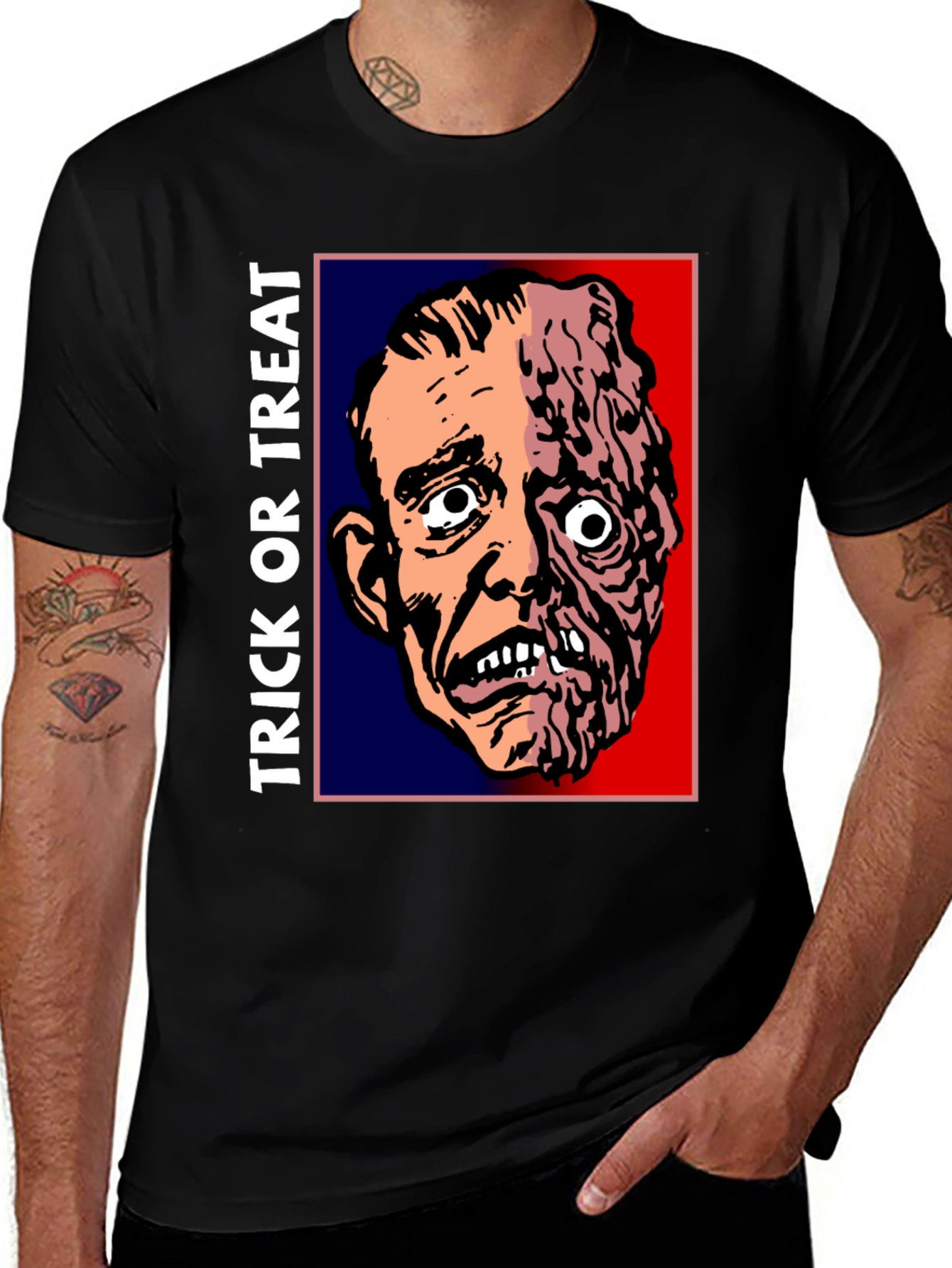 Halloween Monster Graphic T-Shirt