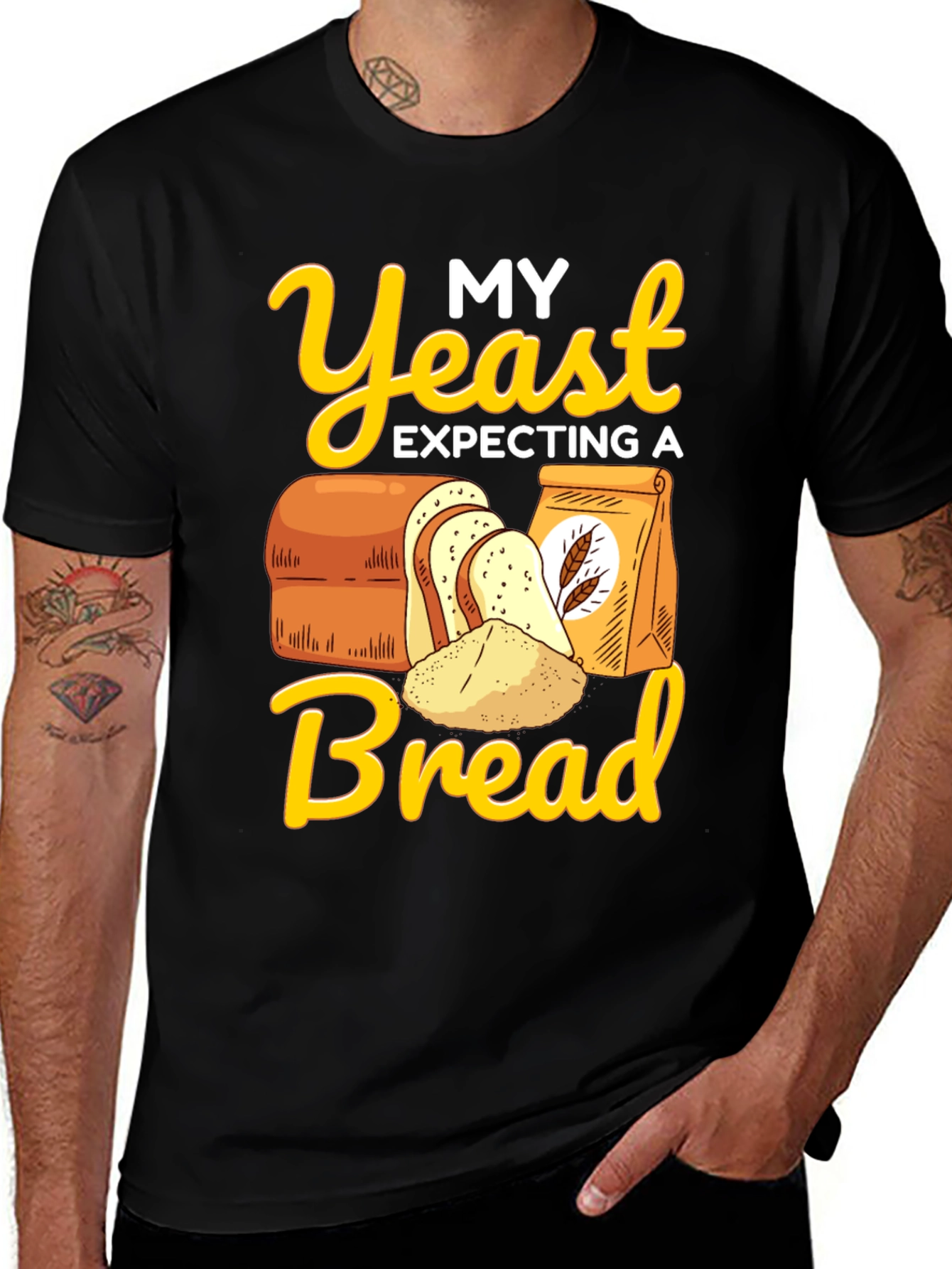 My Yeast Expecting A Bread Funny T-Shirt