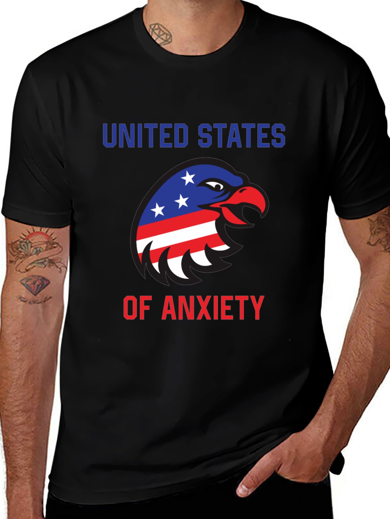 Variant 22 of United States of Anxiety Graphic T-Shirt