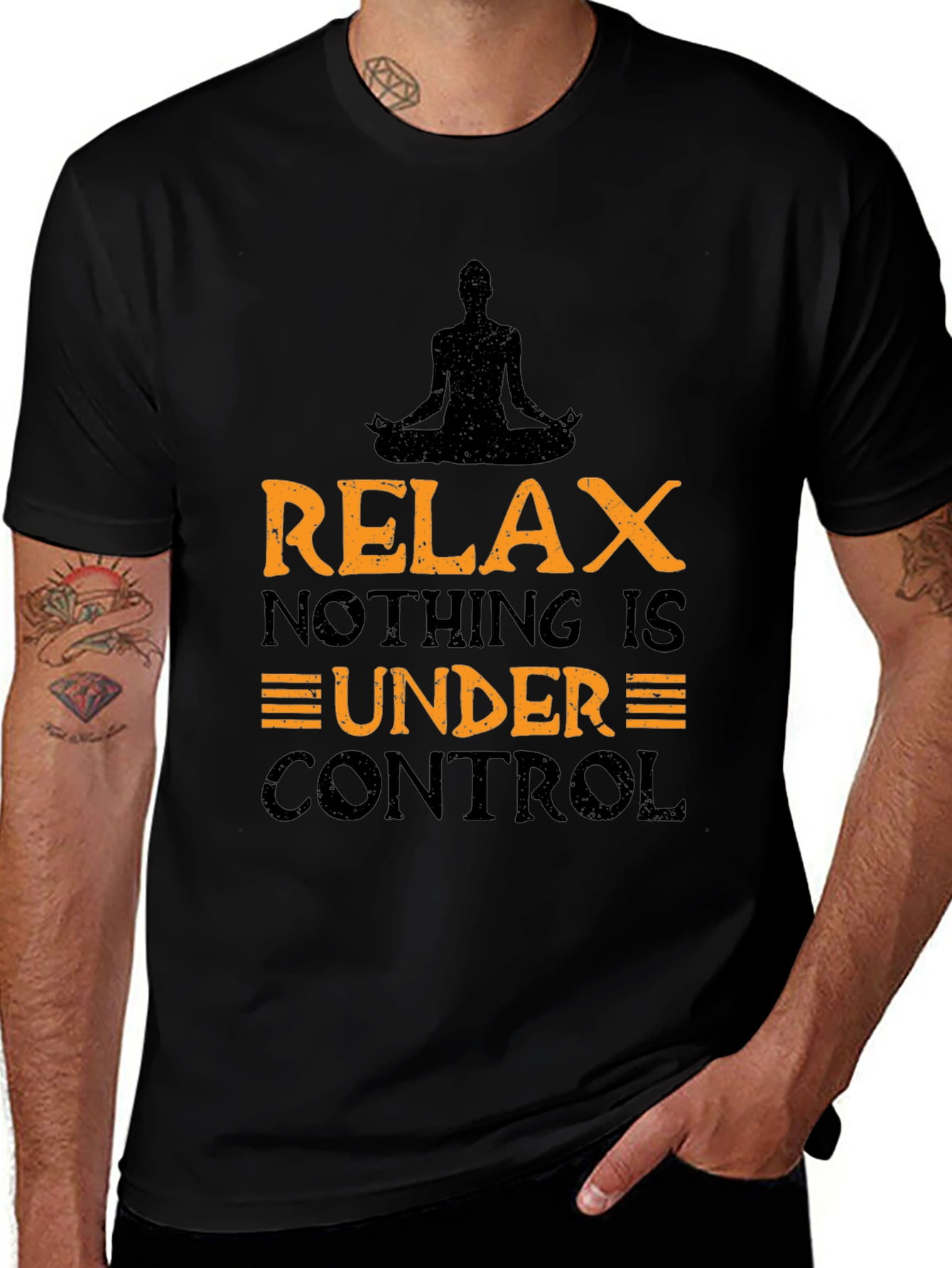 Variant 8 of Relax Nothing is Under Control Graphic T-Shirt