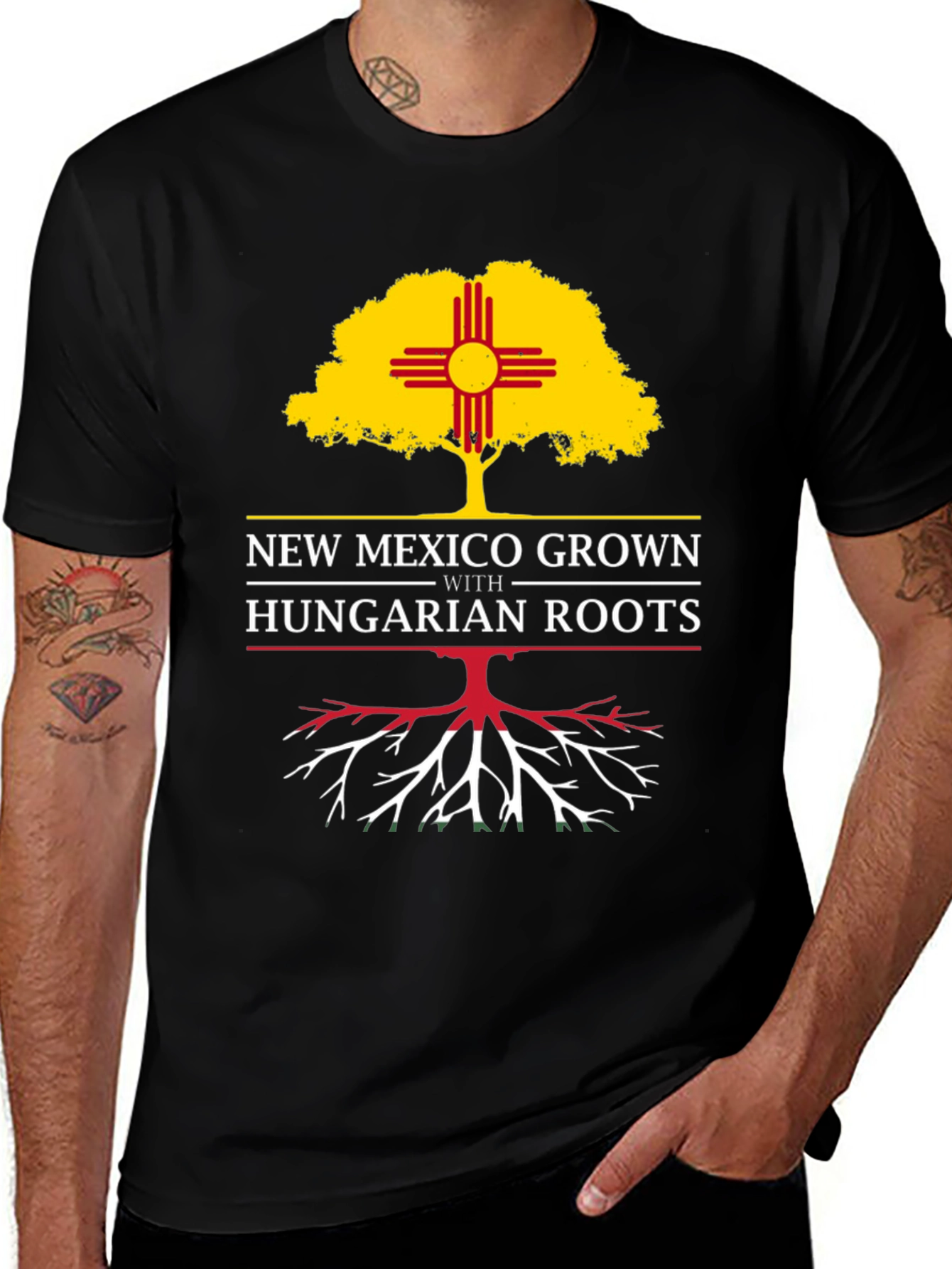 New Mexico Grown with Hungarian Roots T-Shirt