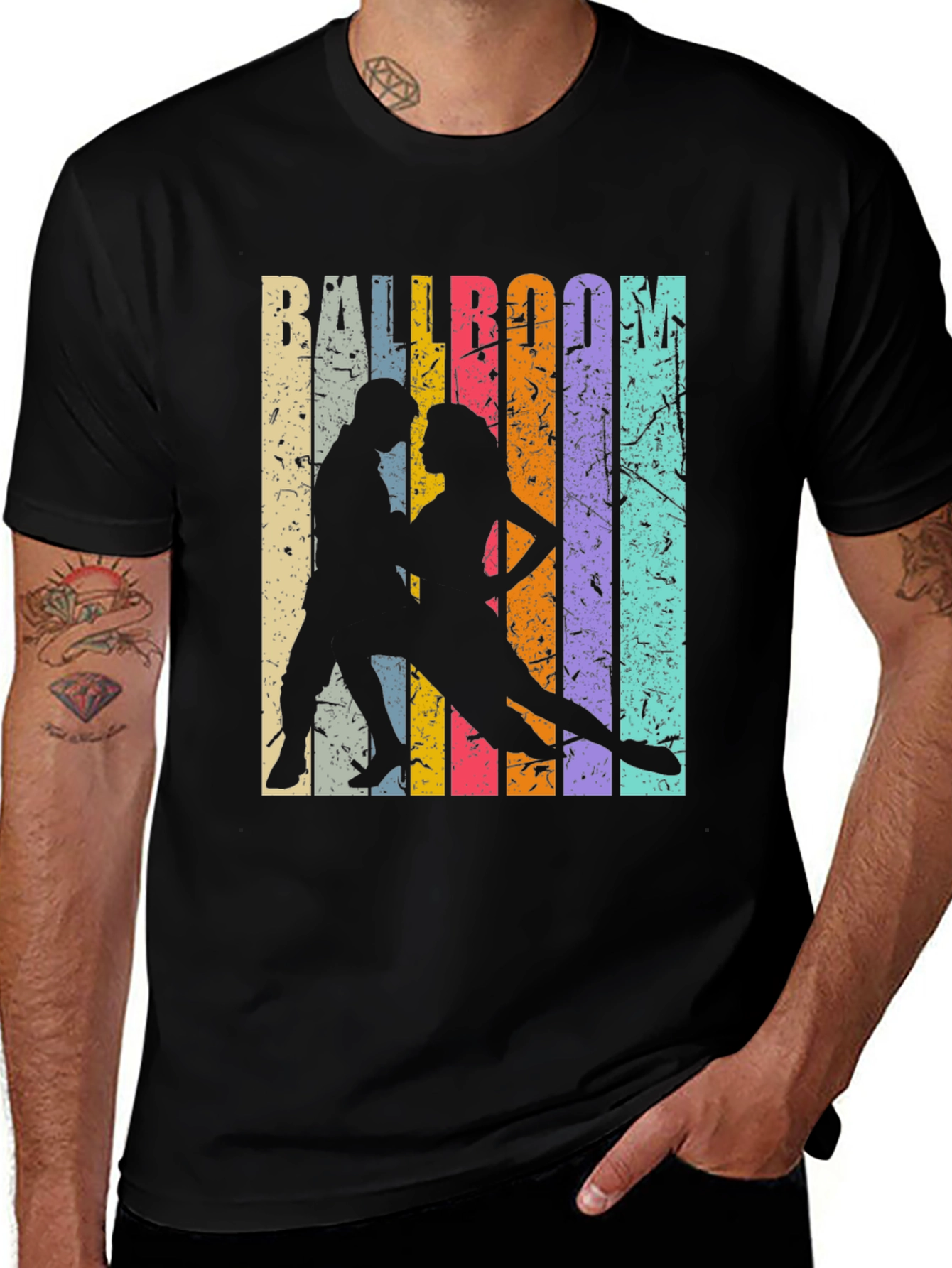 Variant 14 of Ballroom Dance Retro Graphic T-Shirt