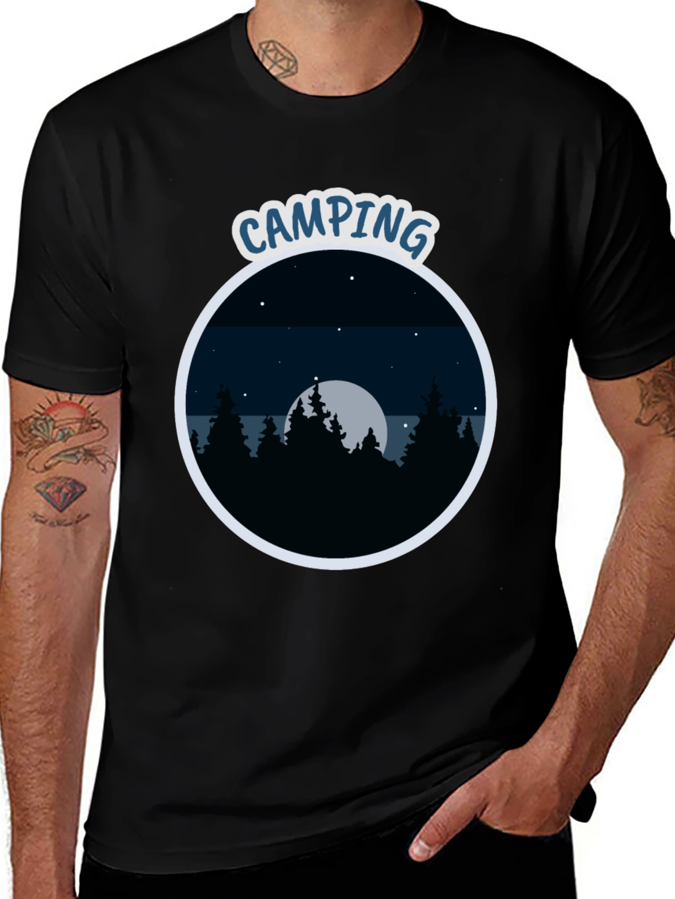 Variant 2 of Camping Adventure T-Shirt - Outdoor Lover Tee
