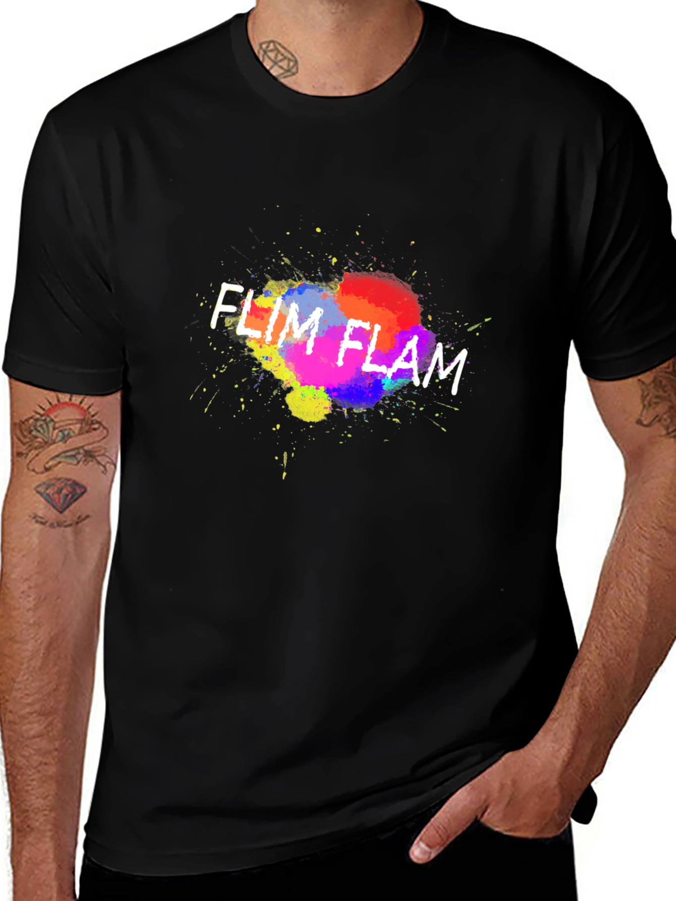 Variant 21 of Flim Flam T-Shirt - Colorful Graphic Tee