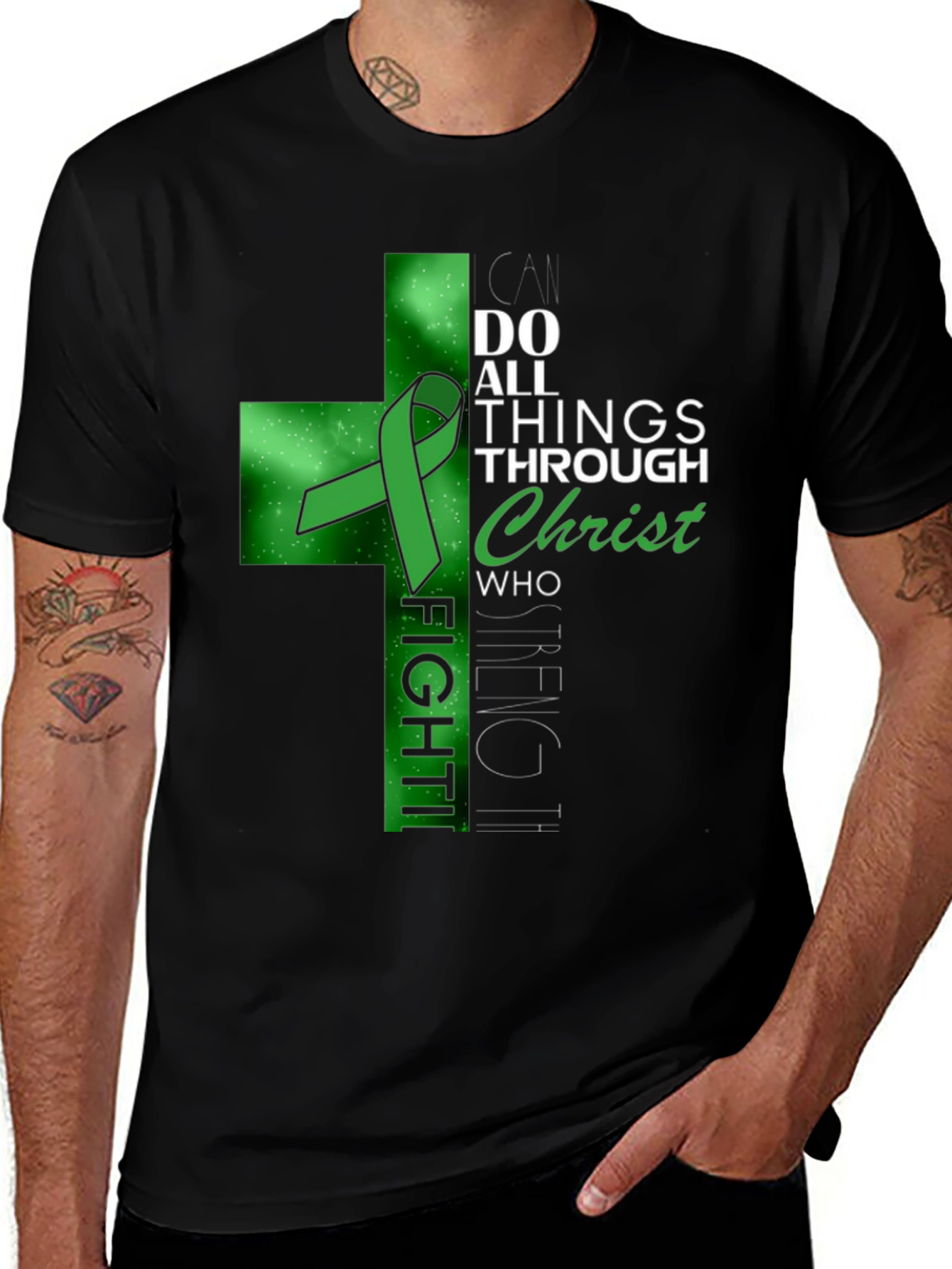 Faith-Based Graphic Tee: I Can Do All Things Through Christ
